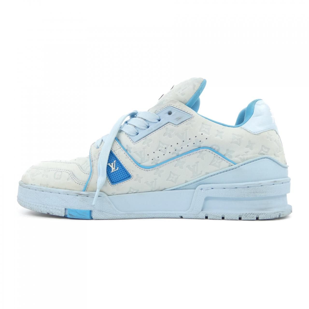 Louis Vuitton Louis Vuitton Louis Vuitton LV Trainer Line Sneakers Leather Shoes DUTY FREE for USA Size ONE SIZE - 2 Thumbnail