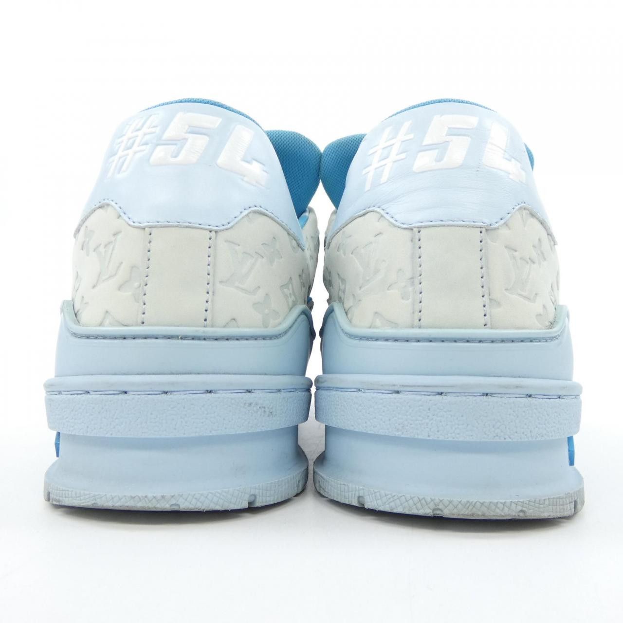 Louis Vuitton Louis Vuitton Louis Vuitton LV Trainer Line Sneakers Leather Shoes DUTY FREE for USA Size ONE SIZE - 5 Thumbnail