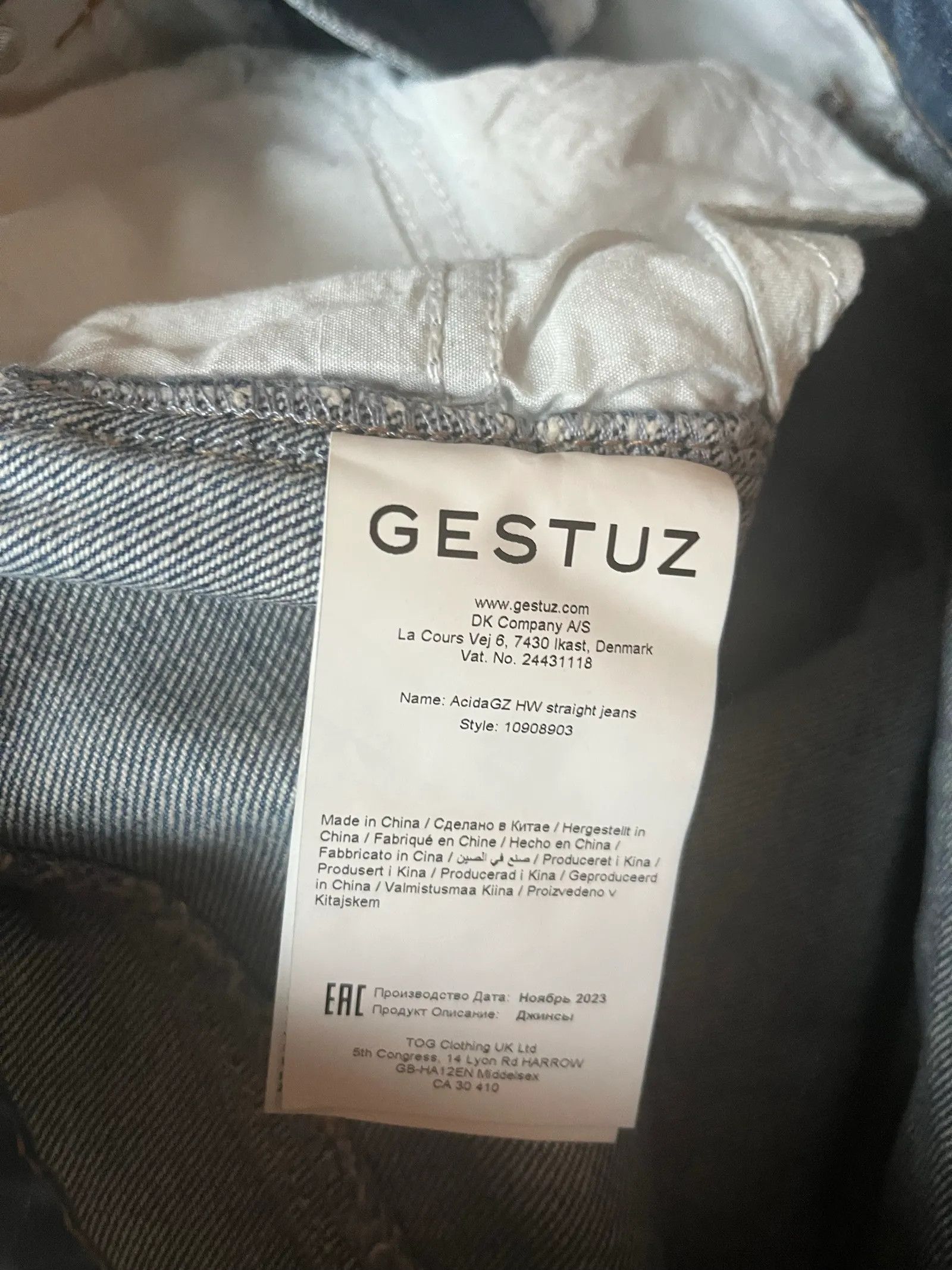Gestuz Gestuz CoatyGZ jeans Jeans Size 27" / US 4 / IT 40 - 3 Thumbnail
