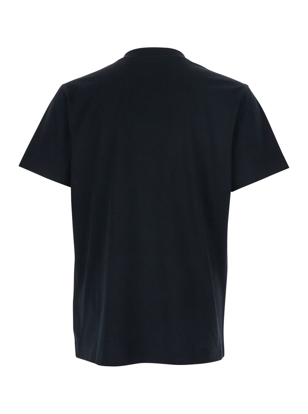 Burberry Black T-Shirt with Embroidered Logo on Chest In Cotton for Men Size US L / EU 52-54 / 3 - 2 Thumbnail