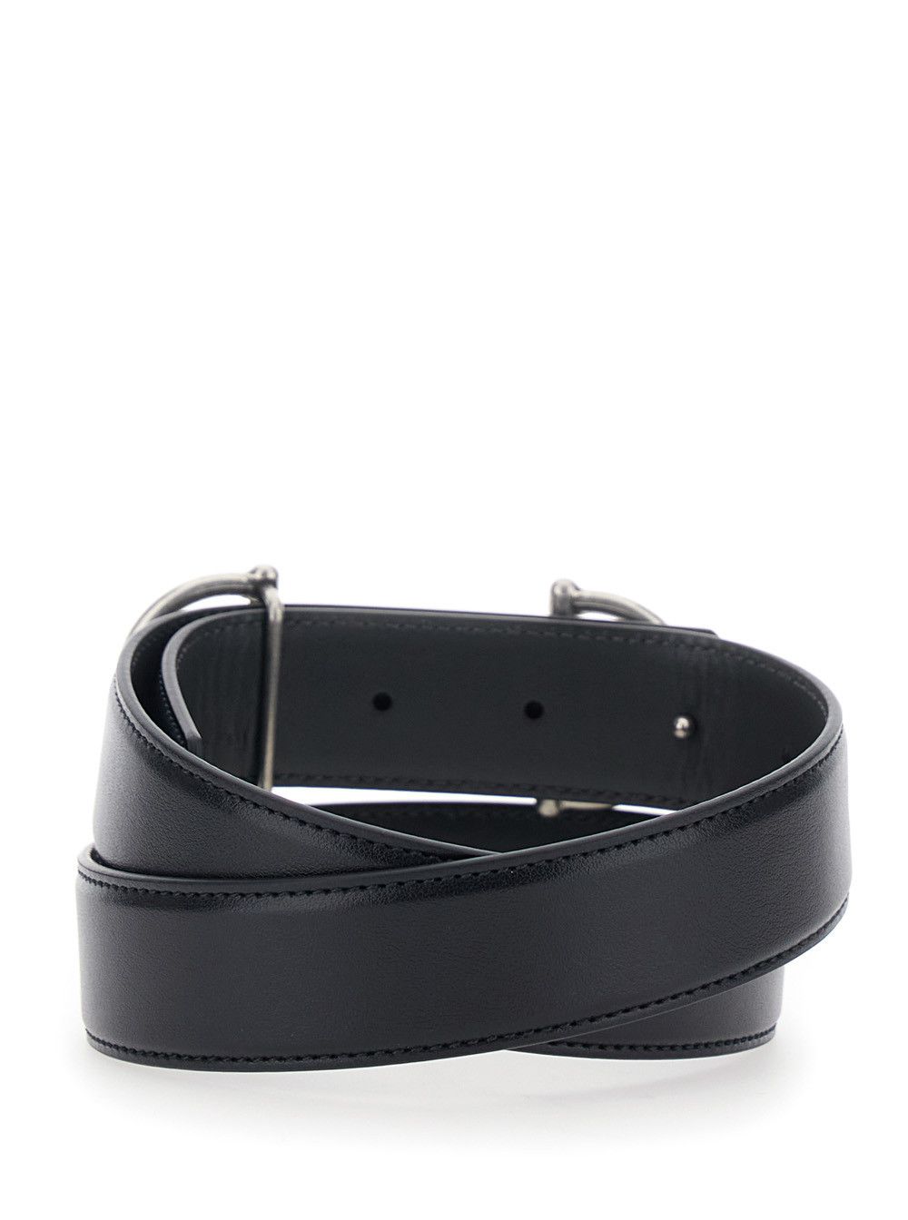 Gucci Belt with Horsebit on the Front in Black Leather for Men Size ONE SIZE - 3 Thumbnail