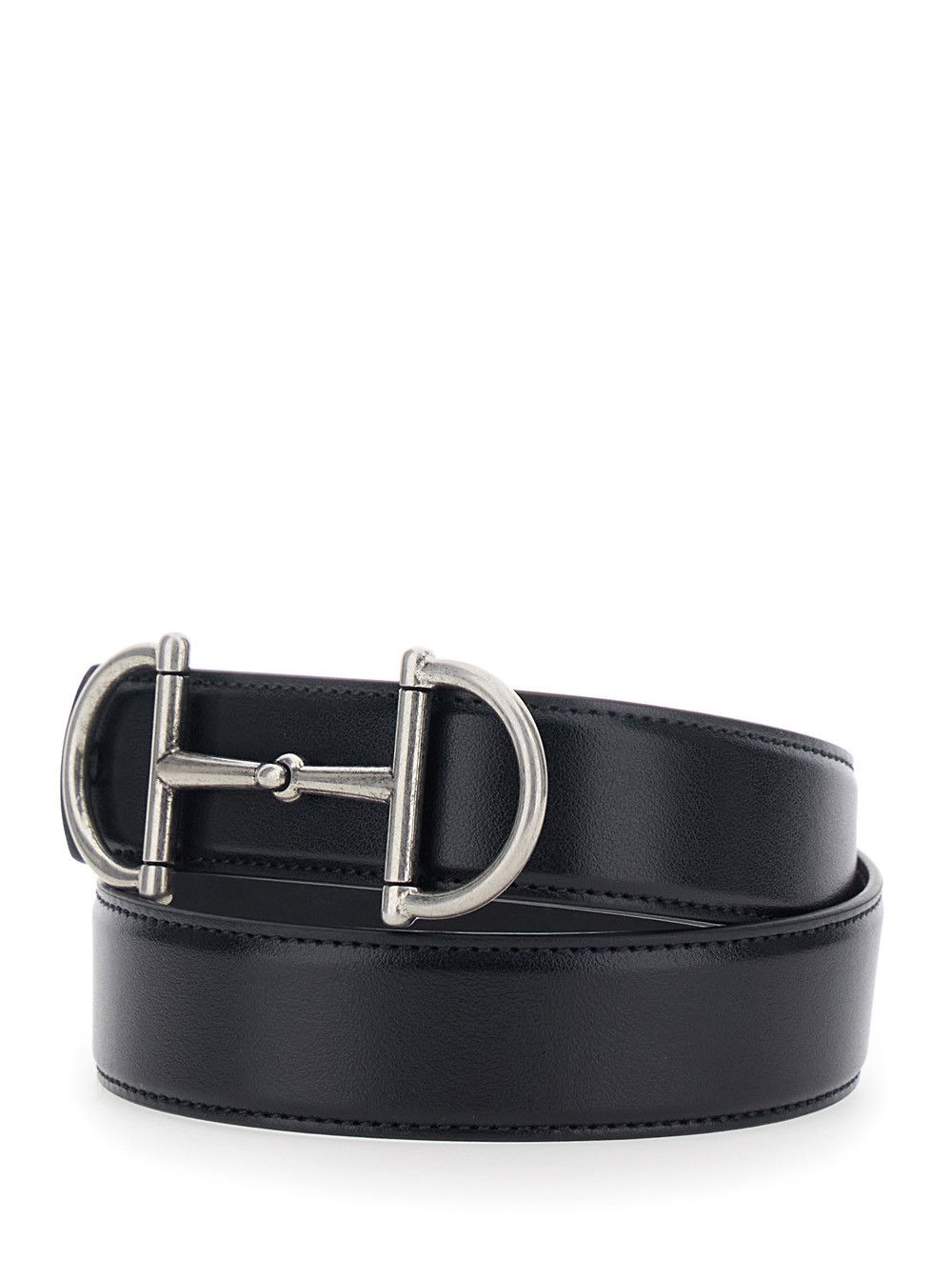 Gucci Belt with Horsebit on the Front in Black Leather for Men Size ONE SIZE - 2 Thumbnail