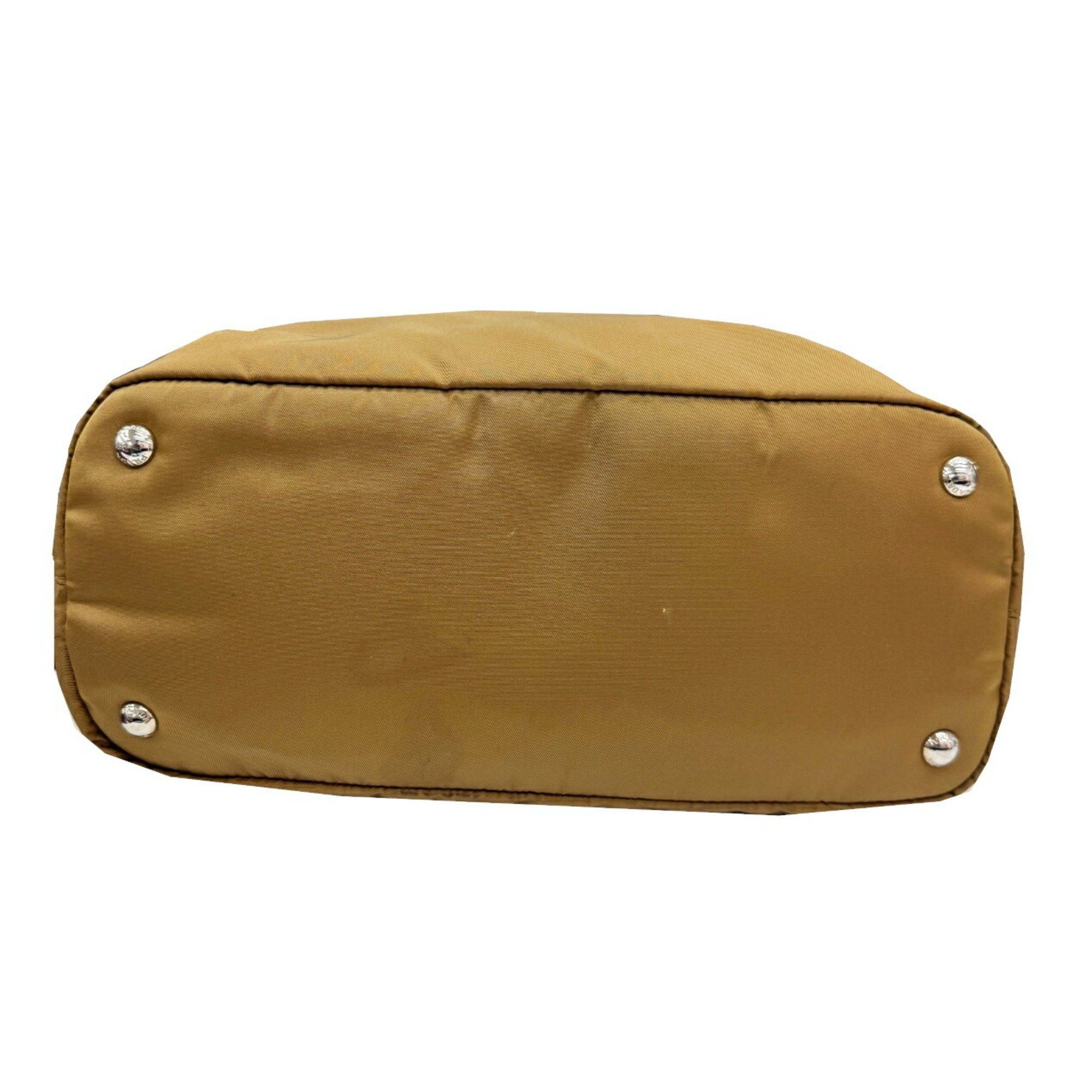 Prada Prada nylon shoulder bag tote triangle tobacco women's men's Size ONE SIZE - 3 Thumbnail