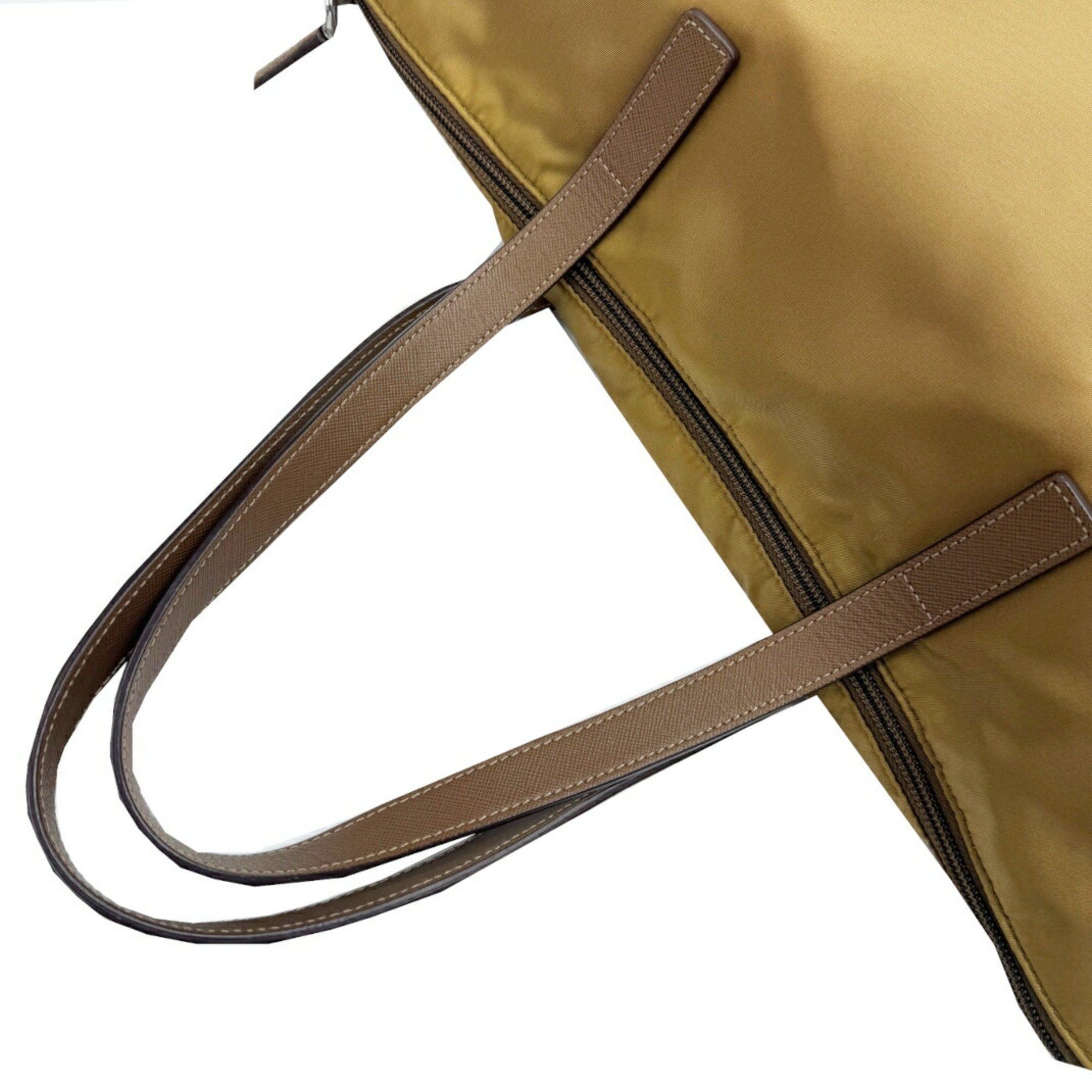 Prada Prada nylon shoulder bag tote triangle tobacco women's men's Size ONE SIZE - 11 Thumbnail
