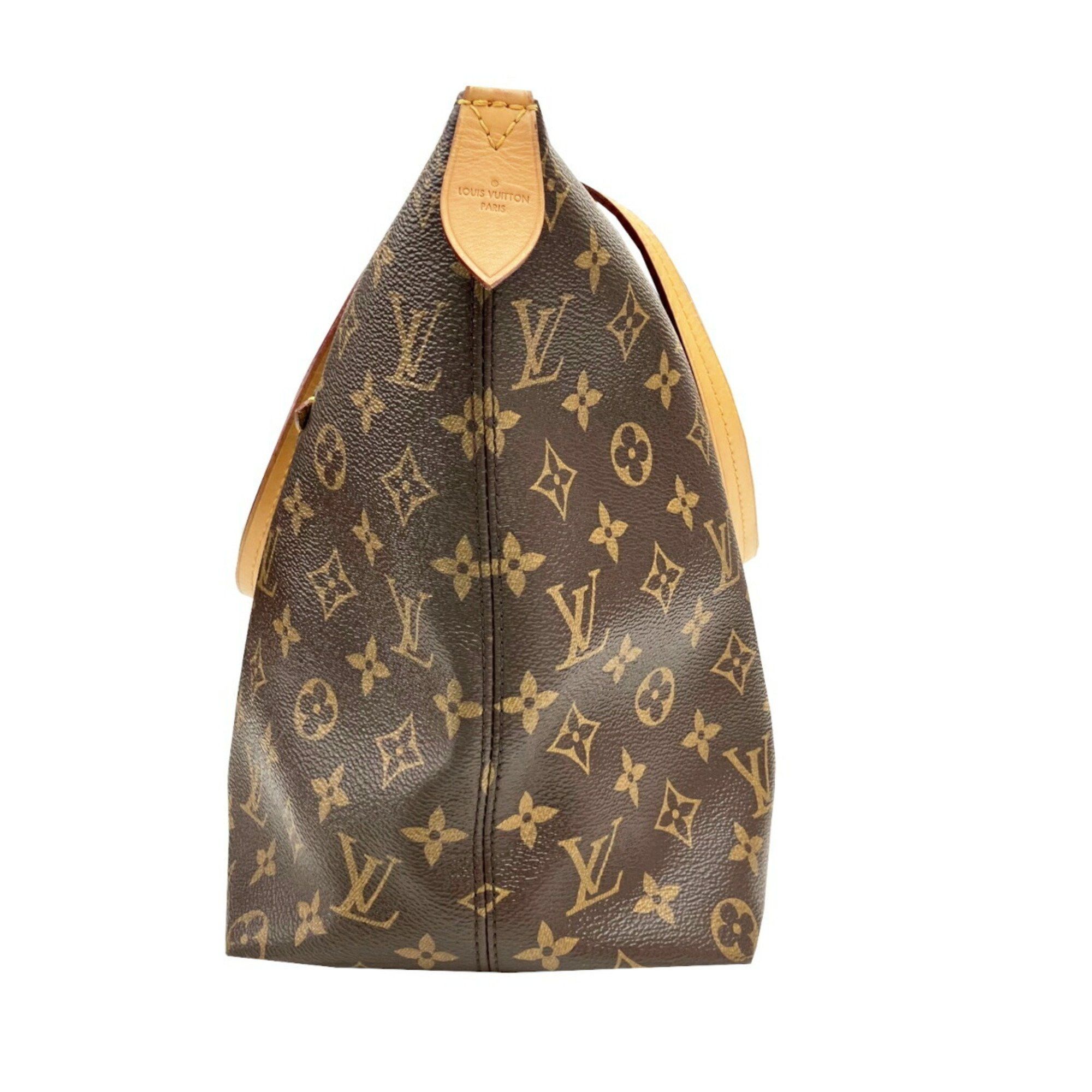 Louis Vuitton LOUIS VUITTON IENA MM M42267 MI0197 Monogram Tote Bag, Handbag, Women's, Brown Size ONE SIZE - 3 Thumbnail