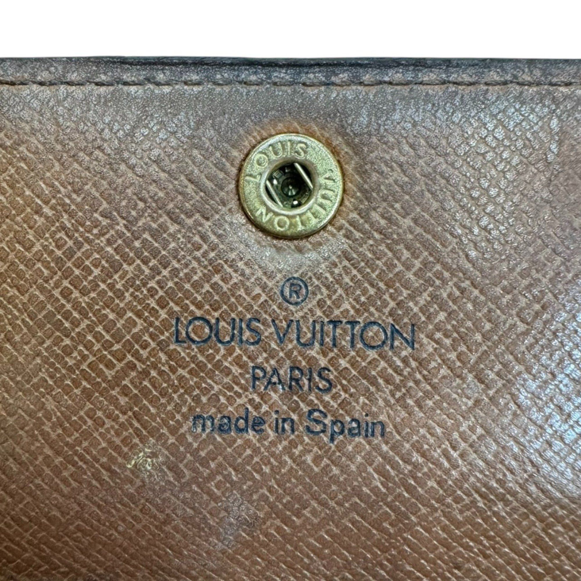 Louis Vuitton LOUIS VUITTON Monogram Portefeuille Credit Long Wallet M61723 CA0945 for Men and Women Size ONE SIZE - 10 Thumbnail