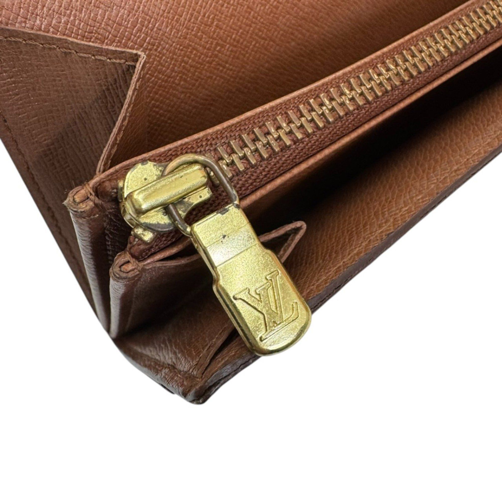 Louis Vuitton LOUIS VUITTON Monogram Portefeuille Credit Long Wallet M61723 CA0945 for Men and Women Size ONE SIZE - 8 Thumbnail