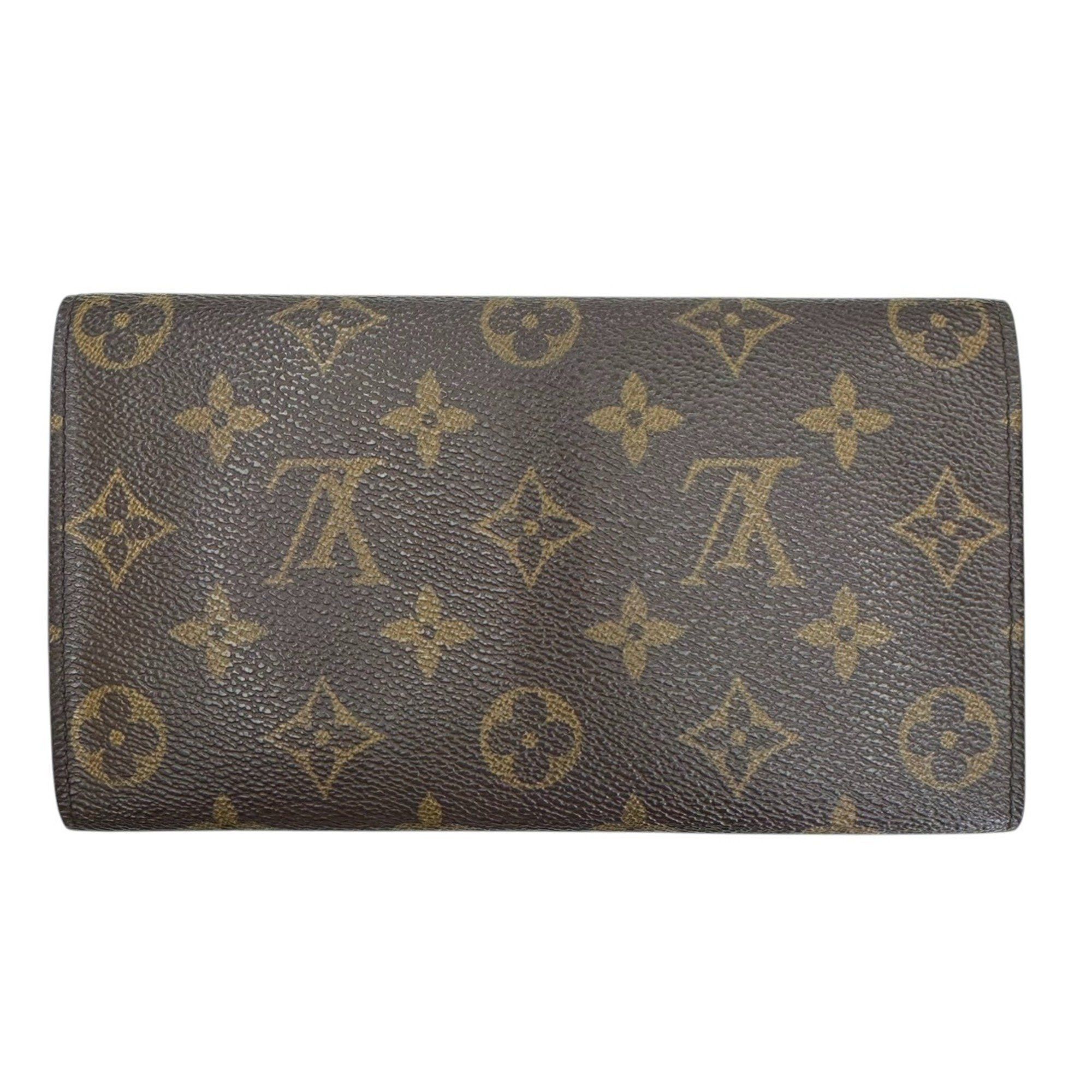 Louis Vuitton LOUIS VUITTON Monogram Portefeuille Credit Long Wallet M61723 CA0945 for Men and Women Size ONE SIZE - 3 Thumbnail