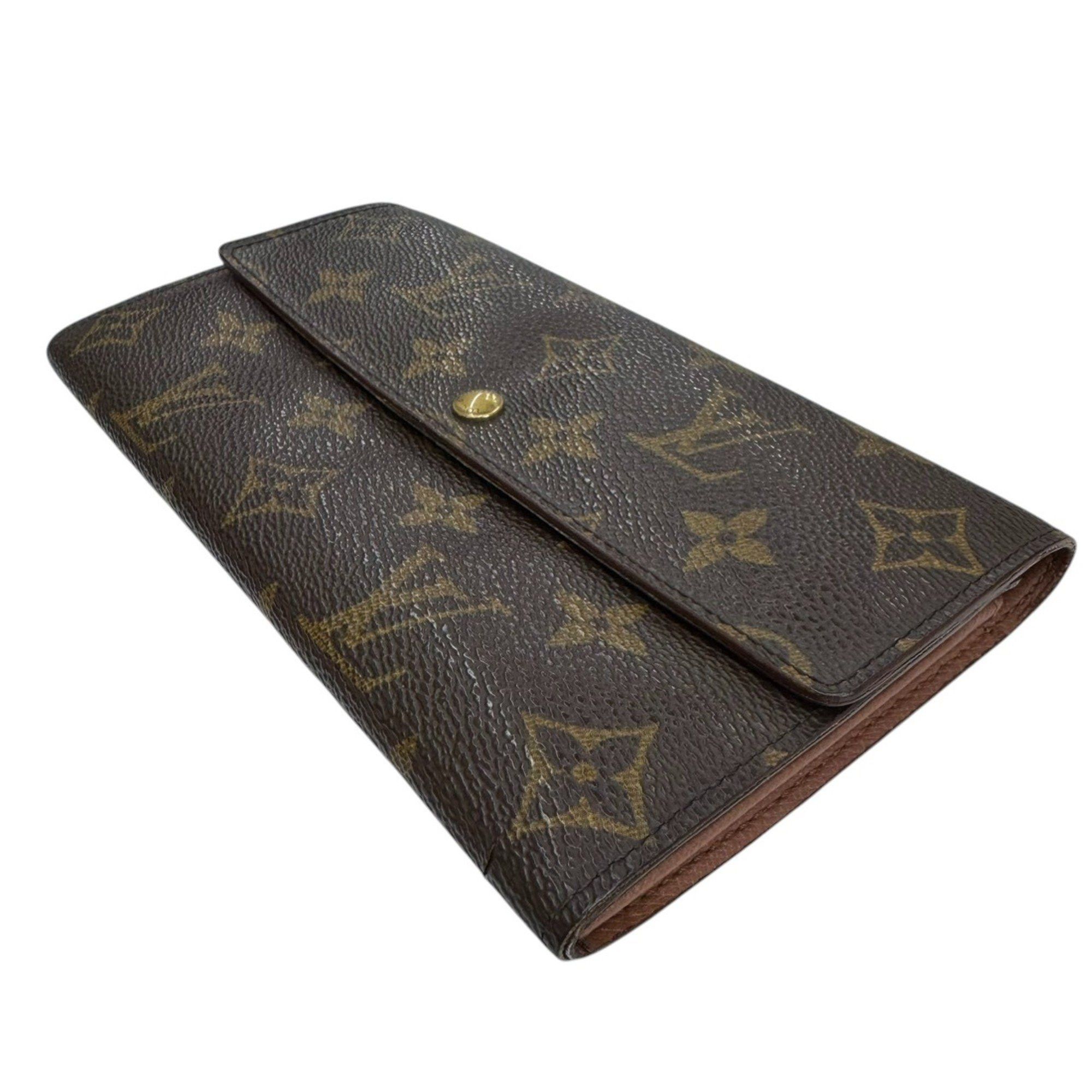 Louis Vuitton LOUIS VUITTON Monogram Portefeuille Credit Long Wallet M61723 CA0945 for Men and Women Size ONE SIZE - 4 Thumbnail