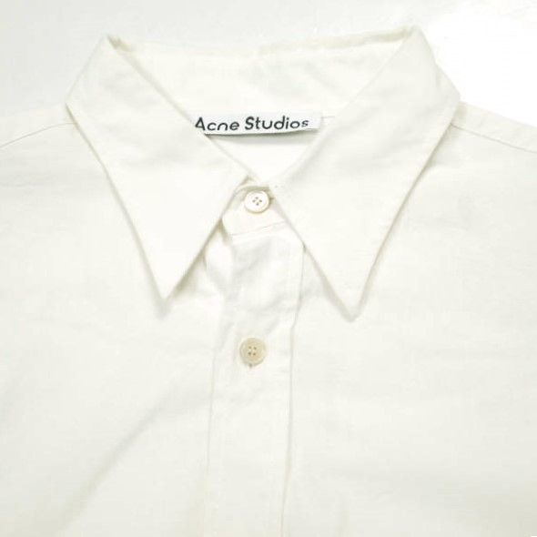 Acne Studios Acne Studios Acne Studios FN-MN-SHIR000446 Cotton Shirt Cotton Tops FN-MN-SHIR000446 DUTY FREE for USA Size ONE SIZE - 4 Thumbnail