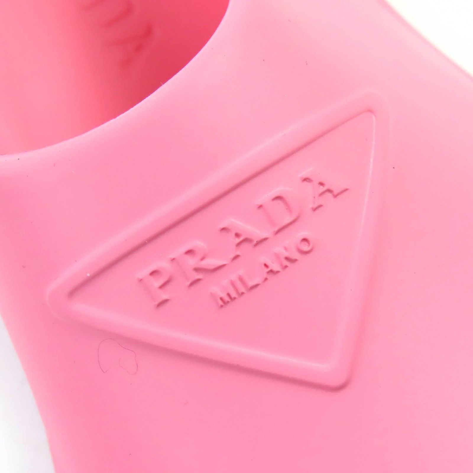 Prada Prada Prada Triangle logo Rubber Mules Plastic Shoes 1S811M DUTY FREE for USA Size ONE SIZE - 9 Thumbnail