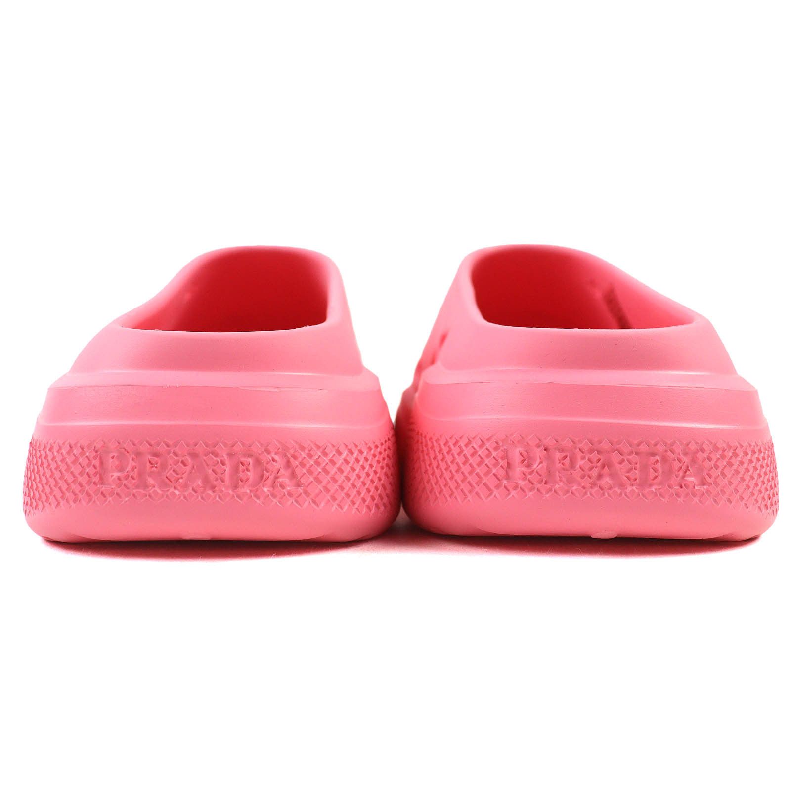 Prada Prada Prada Triangle logo Rubber Mules Plastic Shoes 1S811M DUTY FREE for USA Size ONE SIZE - 6 Thumbnail