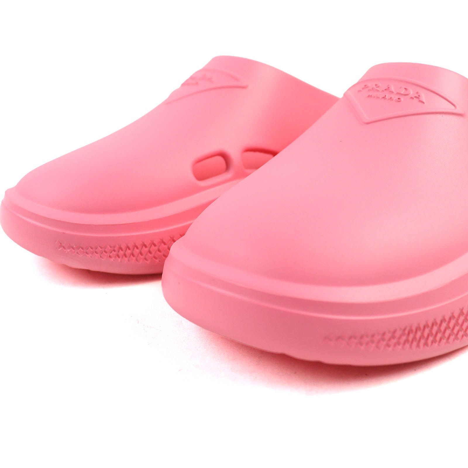 Prada Prada Prada Triangle logo Rubber Mules Plastic Shoes 1S811M DUTY FREE for USA Size ONE SIZE - 5 Thumbnail