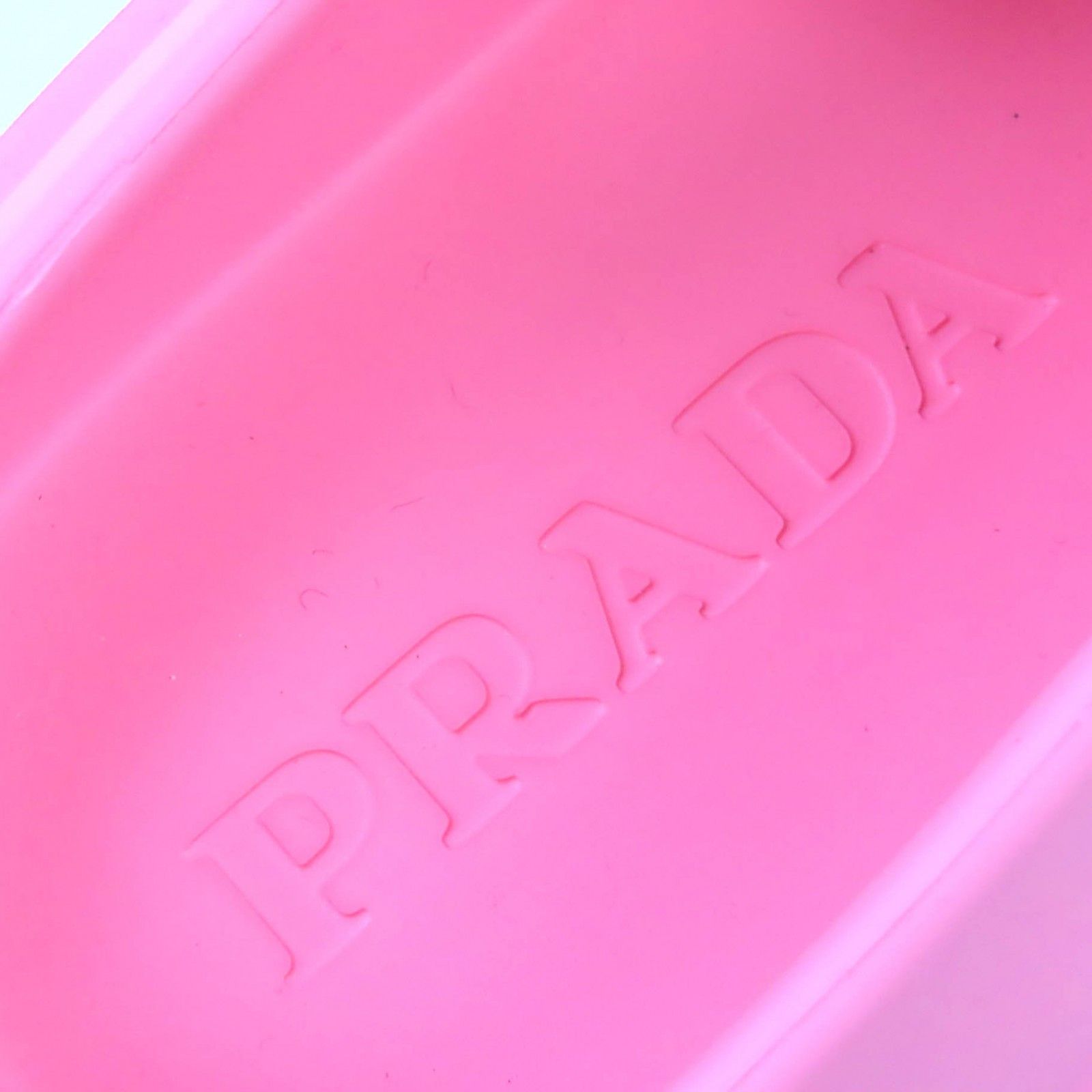 Prada Prada Prada Triangle logo Rubber Mules Plastic Shoes 1S811M DUTY FREE for USA Size ONE SIZE - 10 Thumbnail
