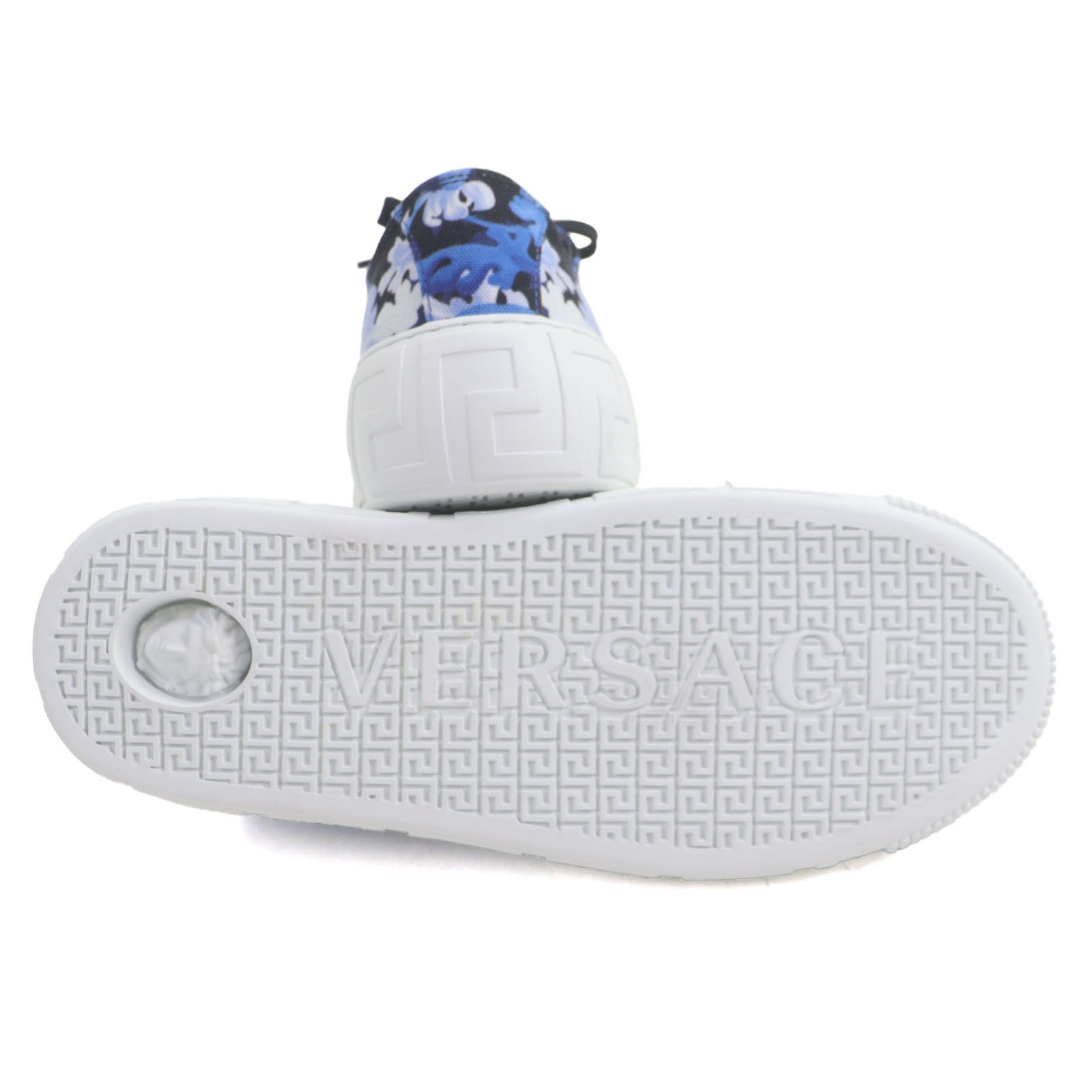 Versace Versace Versace Barocco Greca Canvas Sneakers Canvas Shoes DUTY FREE for USA Size ONE SIZE - 5 Thumbnail