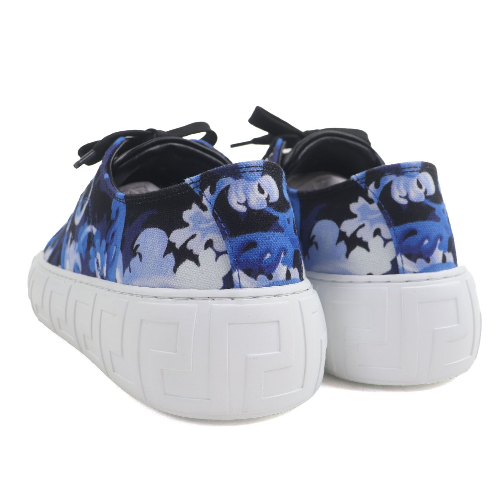 Versace Versace Versace Barocco Greca Canvas Sneakers Canvas Shoes DUTY FREE for USA Size ONE SIZE - 4 Thumbnail