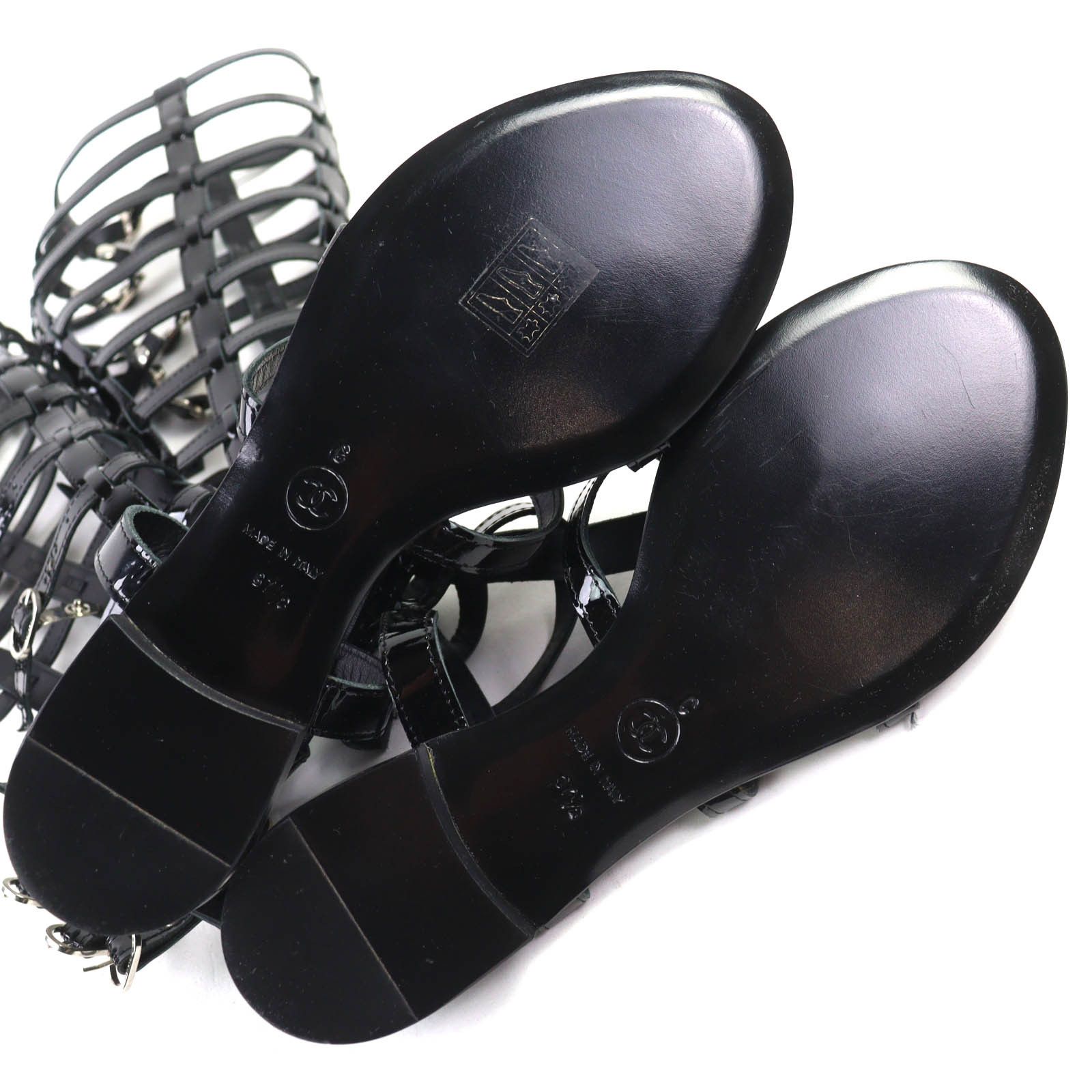 Chanel Chanel Chanel Long Sandals Leather Shoes DUTY FREE for USA Size ONE SIZE - 8 Thumbnail