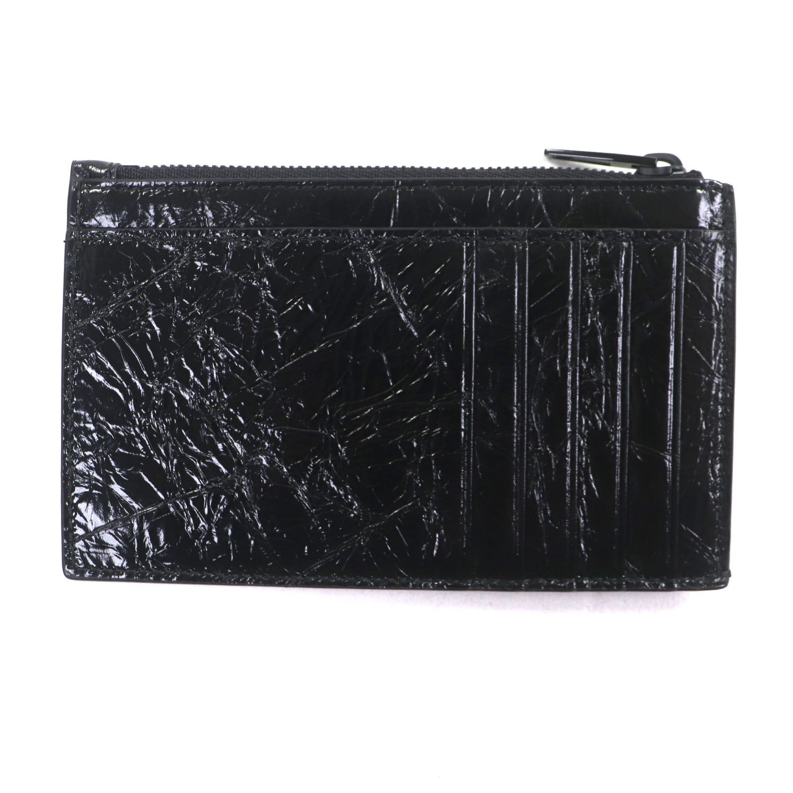 Balenciaga Balenciaga Balenciaga CRUSH Leather Coin Case Leather Coin Case 766465 DUTY FREE for USA Size ONE SIZE - 3 Thumbnail