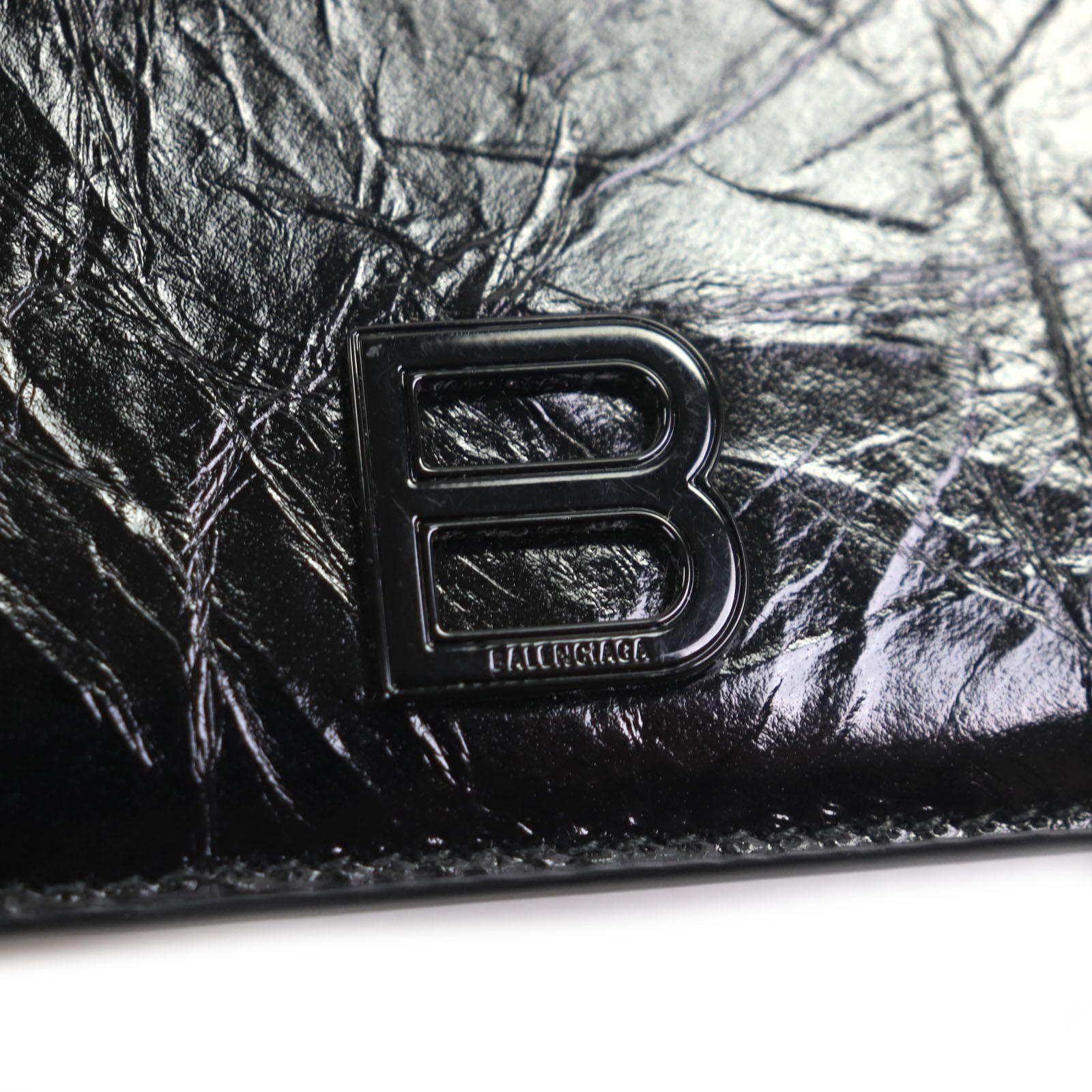 Balenciaga Balenciaga Balenciaga CRUSH Leather Coin Case Leather Coin Case 766465 DUTY FREE for USA Size ONE SIZE - 6 Thumbnail