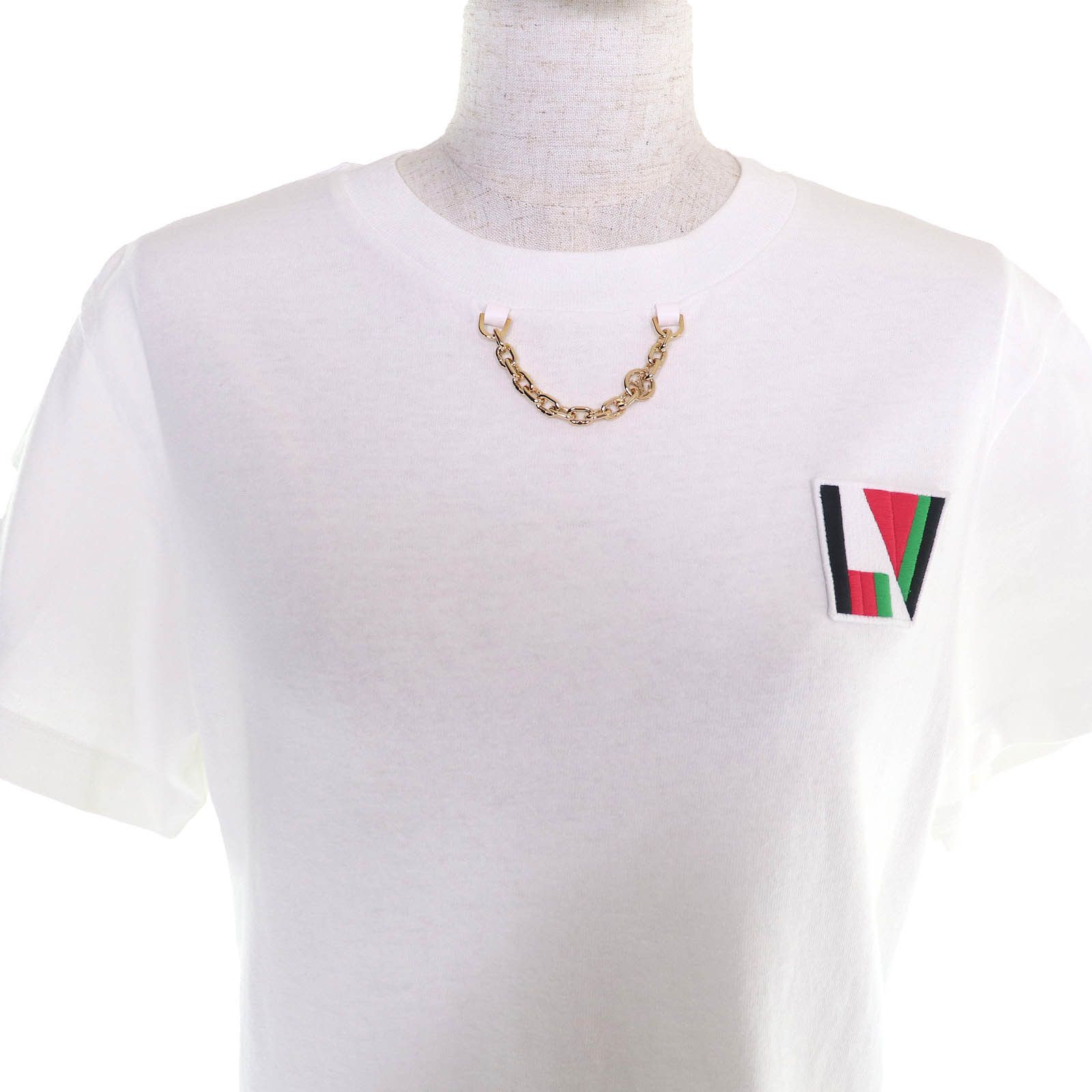 Louis Vuitton Louis Vuitton Louis Vuitton LVChain T-shirt Cotton T-Shirts DUTY FREE for USA Size ONE SIZE - 4 Thumbnail