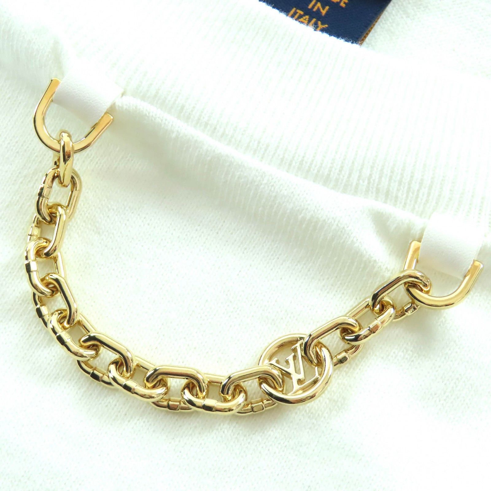 Louis Vuitton Louis Vuitton Louis Vuitton LVChain T-shirt Cotton T-Shirts DUTY FREE for USA Size ONE SIZE - 5 Thumbnail