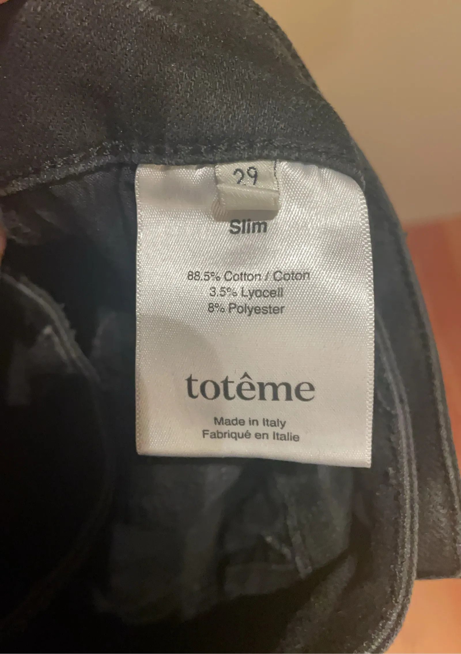 Toteme Toteme Slim Jeans Size 29" - 3 Thumbnail