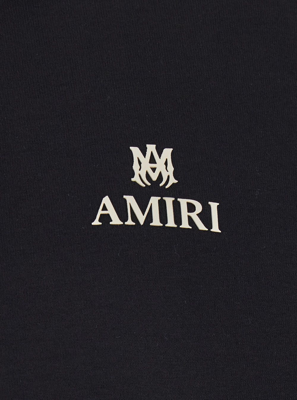 Amiri Black Polo Collar Sweatshirt with Logo Lettering on the Front in Cotton for Men Size US XL / EU 56 / 4 - 3 Thumbnail