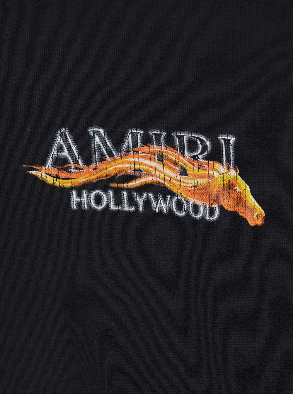 Amiri Black T-Shirt with Logo Print on Front and Back in Cotton for Men Size US L / EU 52-54 / 3 - 3 Thumbnail