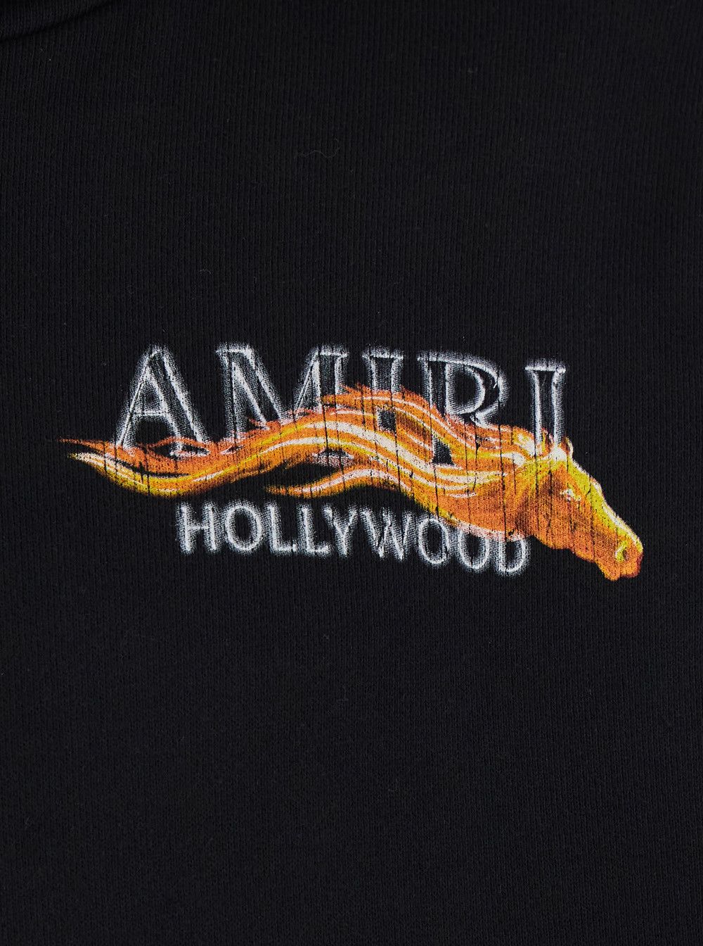 Amiri Hooded Sweatshirt with Fixed Hood and Lettering Logo on Front and Back in Black Cotton for Men Size US M / EU 48-50 / 2 - 3 Thumbnail
