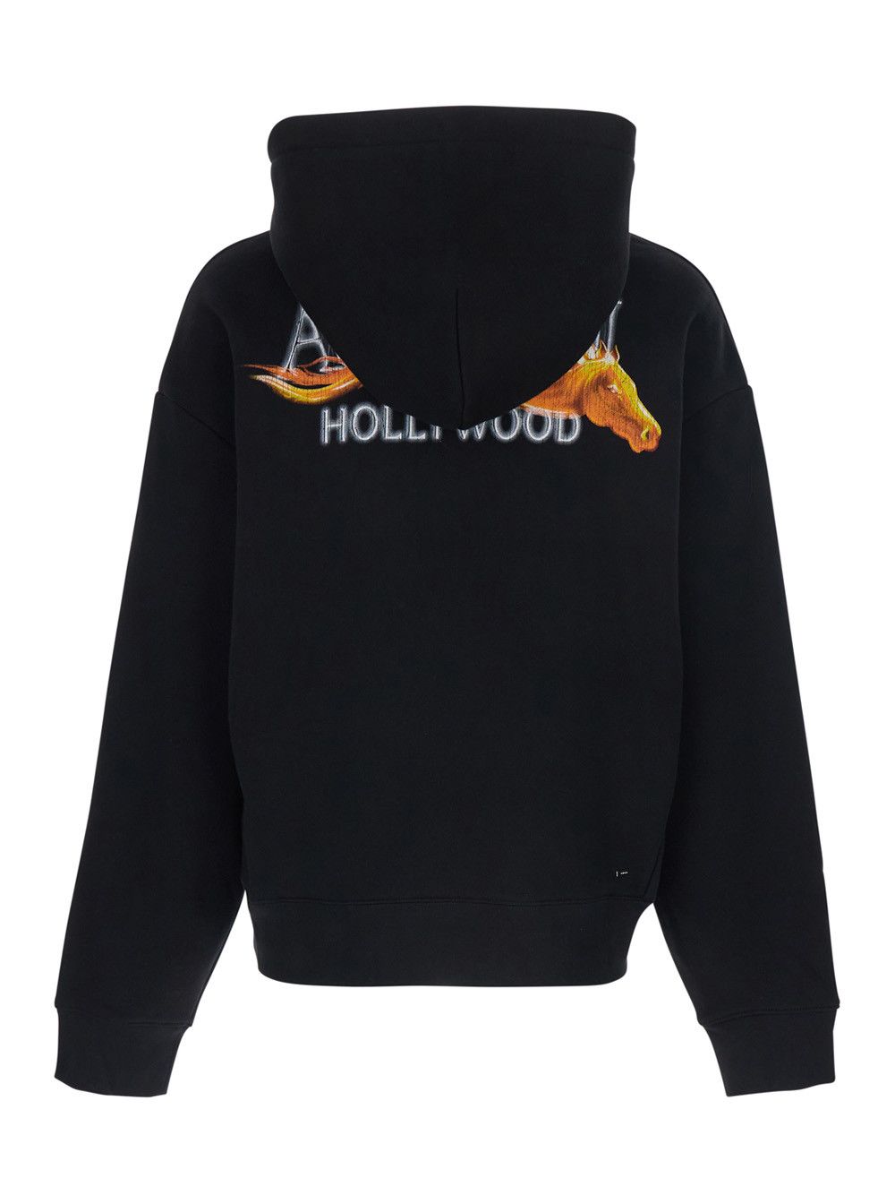 Amiri Hooded Sweatshirt with Fixed Hood and Lettering Logo on Front and Back in Black Cotton for Men Size US M / EU 48-50 / 2 - 2 Thumbnail