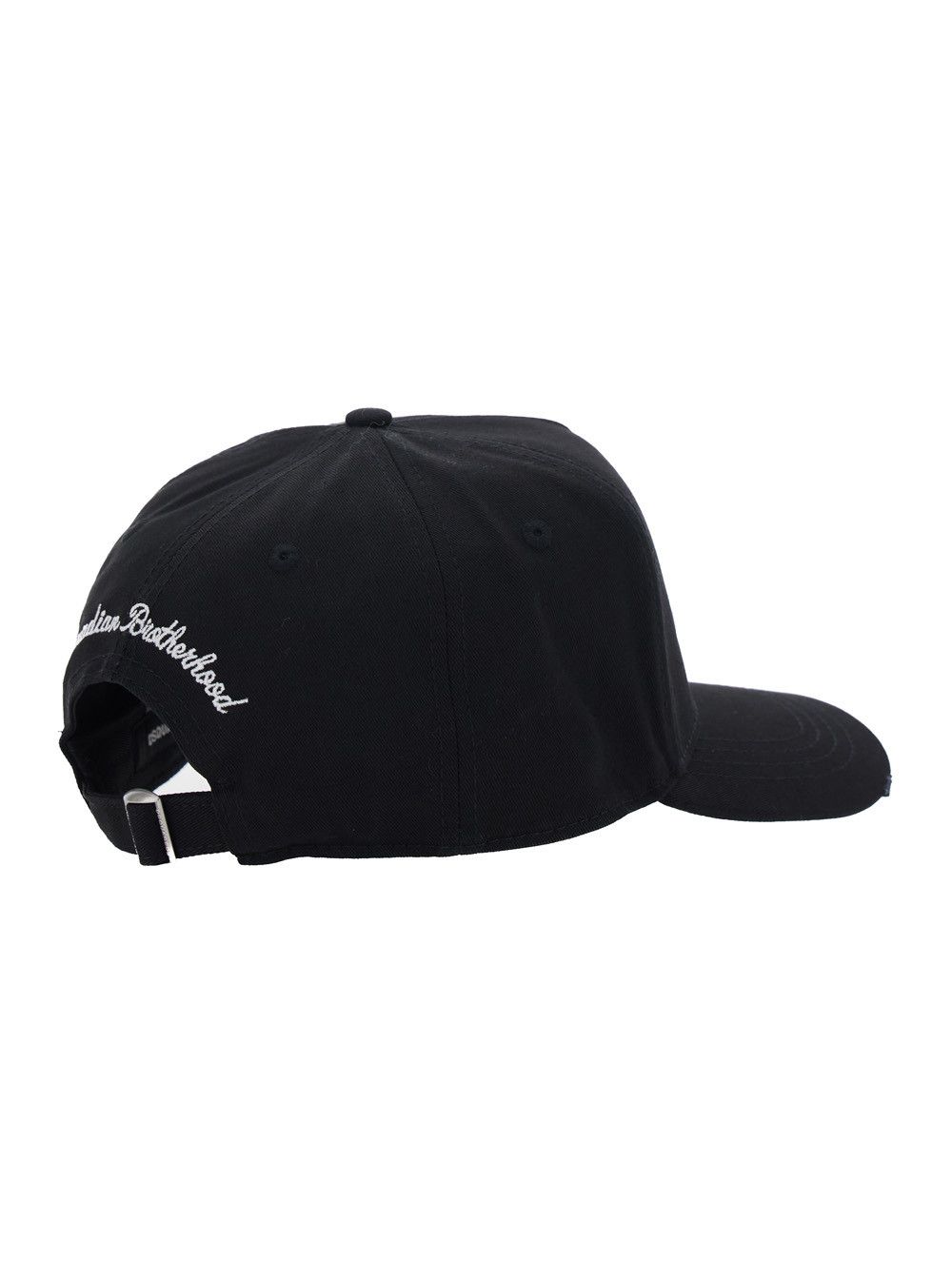 Dsquared2 DSQUARED2 Black Cotton Baseball Cap with Front Logo Lettering for Men Size ONE SIZE - 2 Thumbnail