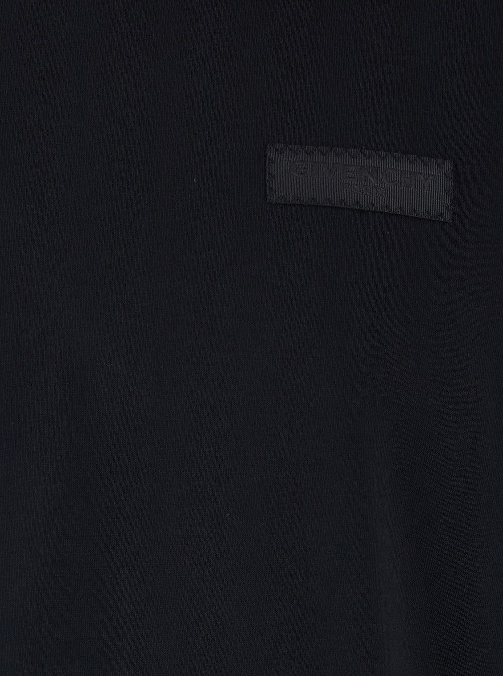 Givenchy Black T-Shirt with Logo Patch on the front In Cotton for Men Size US XXL / EU 58 / 5 - 3 Thumbnail
