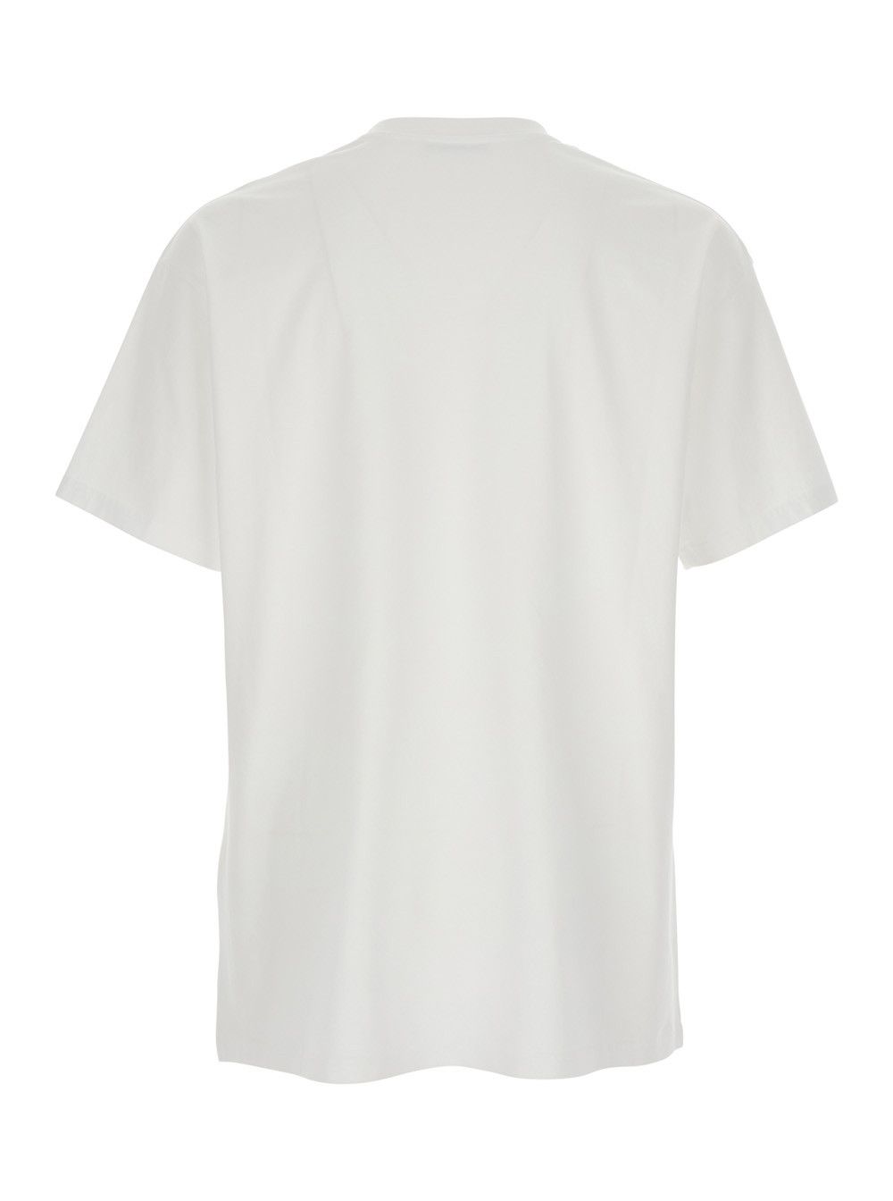 Givenchy White Crew Neck T-Shirt with Tone-on-Tone Logo Patch on the Front in Cotton for Men Size US M / EU 48-50 / 2 - 2 Thumbnail