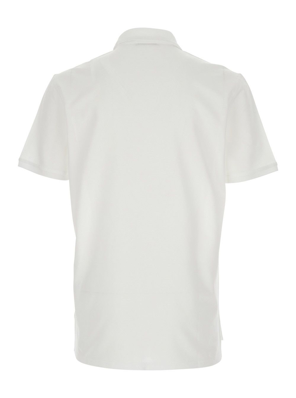 Givenchy White Polo shirt with Classic Collar and Tone-on-Tone Logo Patch on the Front in Cotton for Men Size US S / EU 44-46 / 1 - 2 Thumbnail