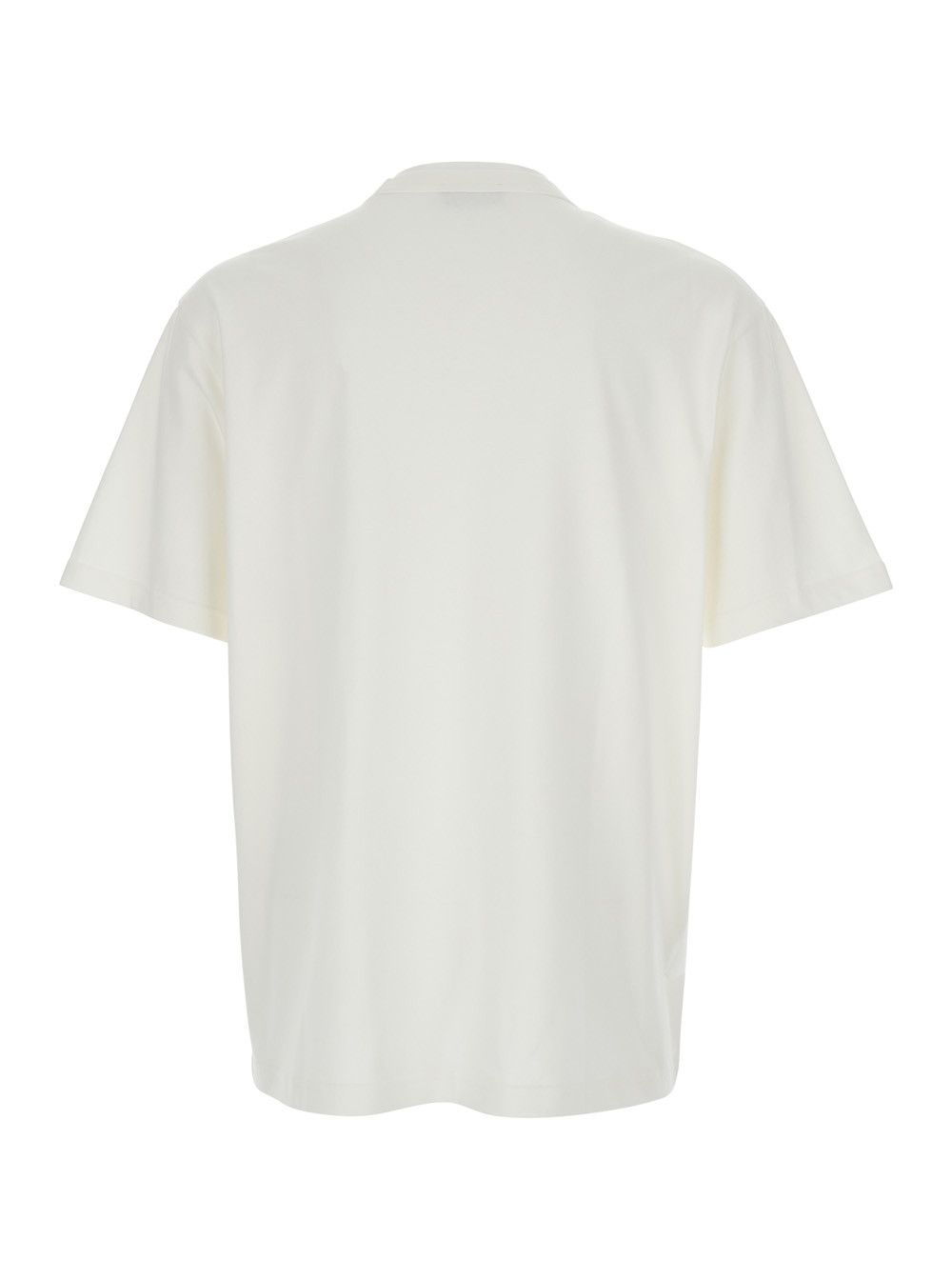 A.P.C. White Crew Neck T-Shirt with Embroidered Logo on the Front in Cotton Man Size US S / EU 44-46 / 1 - 2 Thumbnail
