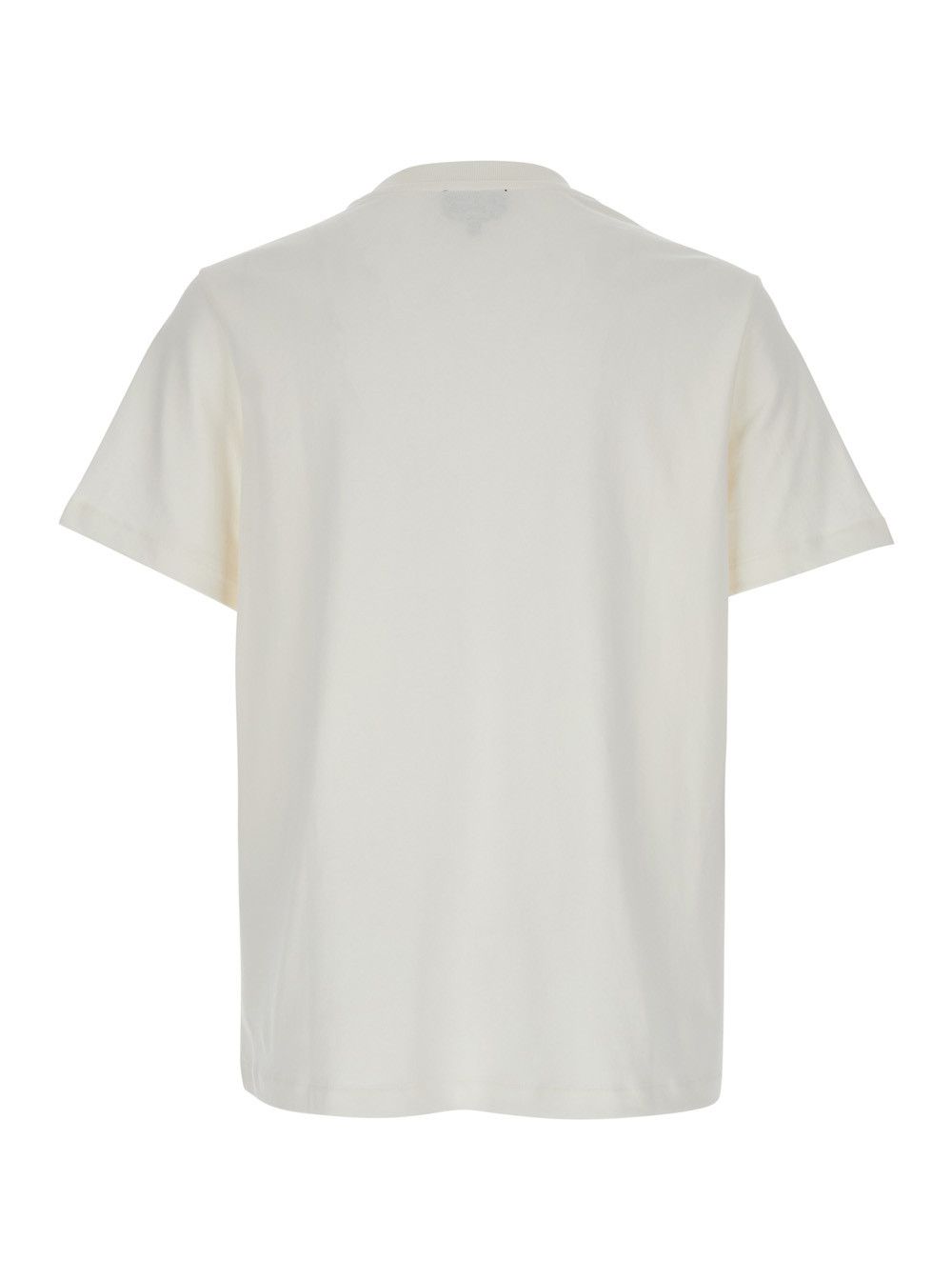 A.P.C. White T-Shirt with Embroidered Logo on the Front in Cotton Woman Size XS / US 0-2 / IT 36-38 - 2 Thumbnail