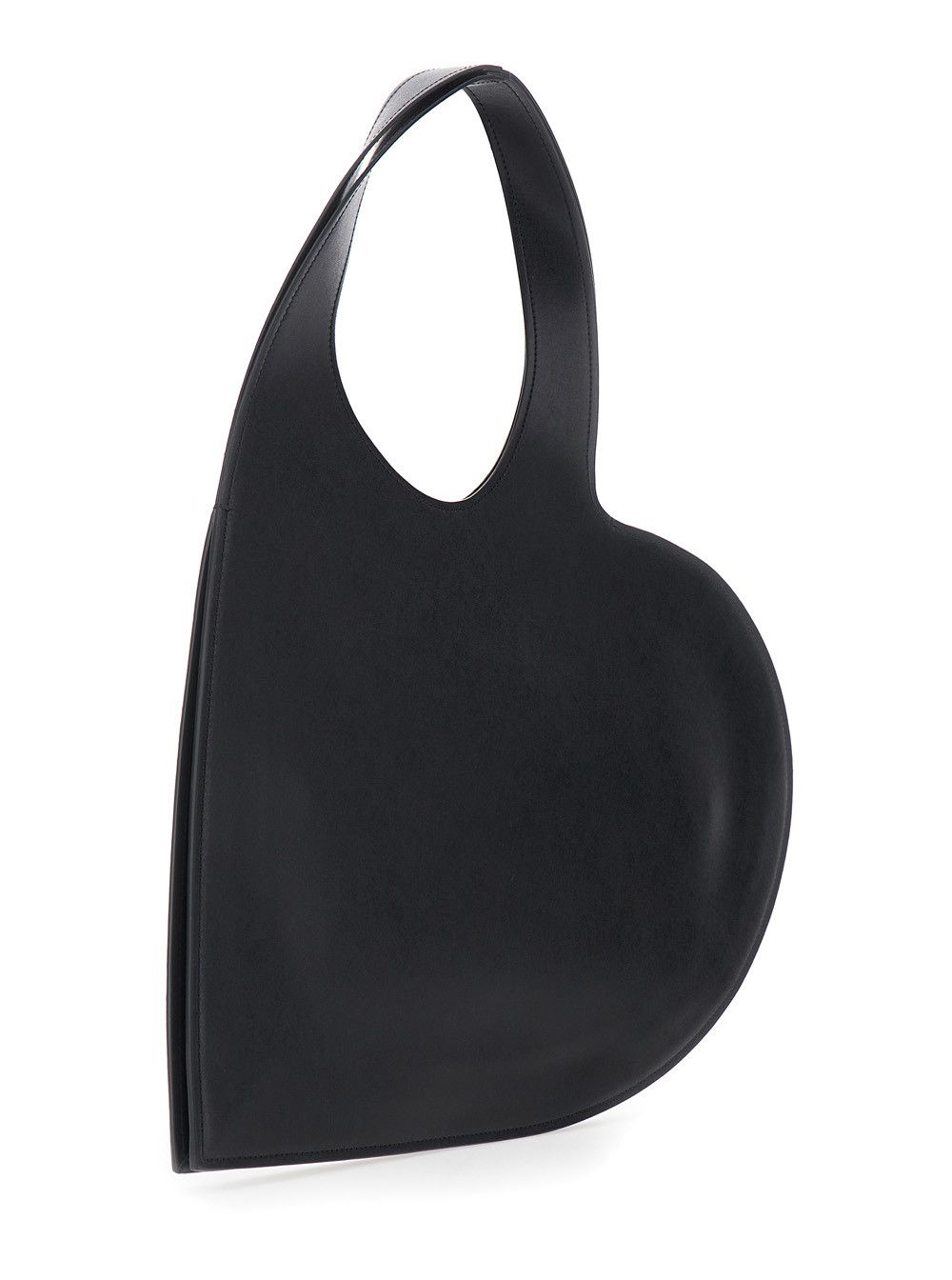 Coperni Shoulder Bag 'Coperni' with Cut-Out Handle and Heart Silhouette in Black Suede for Women Size ONE SIZE - 3 Thumbnail