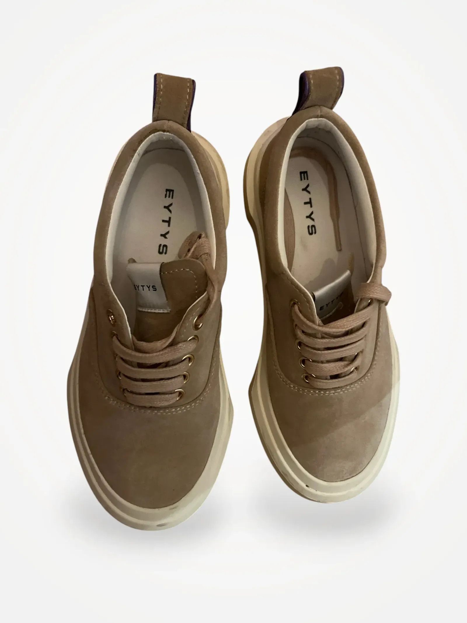 Eytys Eytys Mother II Suede Dune Sneakers Size US 6 / IT 36 - 2 Thumbnail