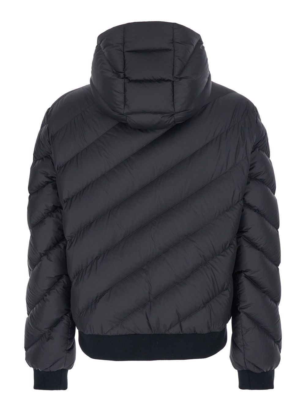Fendi Reversible Puffer Jacket with Hood and Logo Patch on Front in Black Tech Fabric for Men Size US L / EU 52-54 / 3 - 2 Thumbnail
