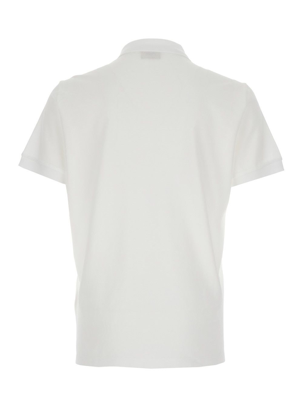 Fendi White Polo with Classic Collar and Metal FF Plate on the Front for Men Size US XXL / EU 58 / 5 - 2 Thumbnail