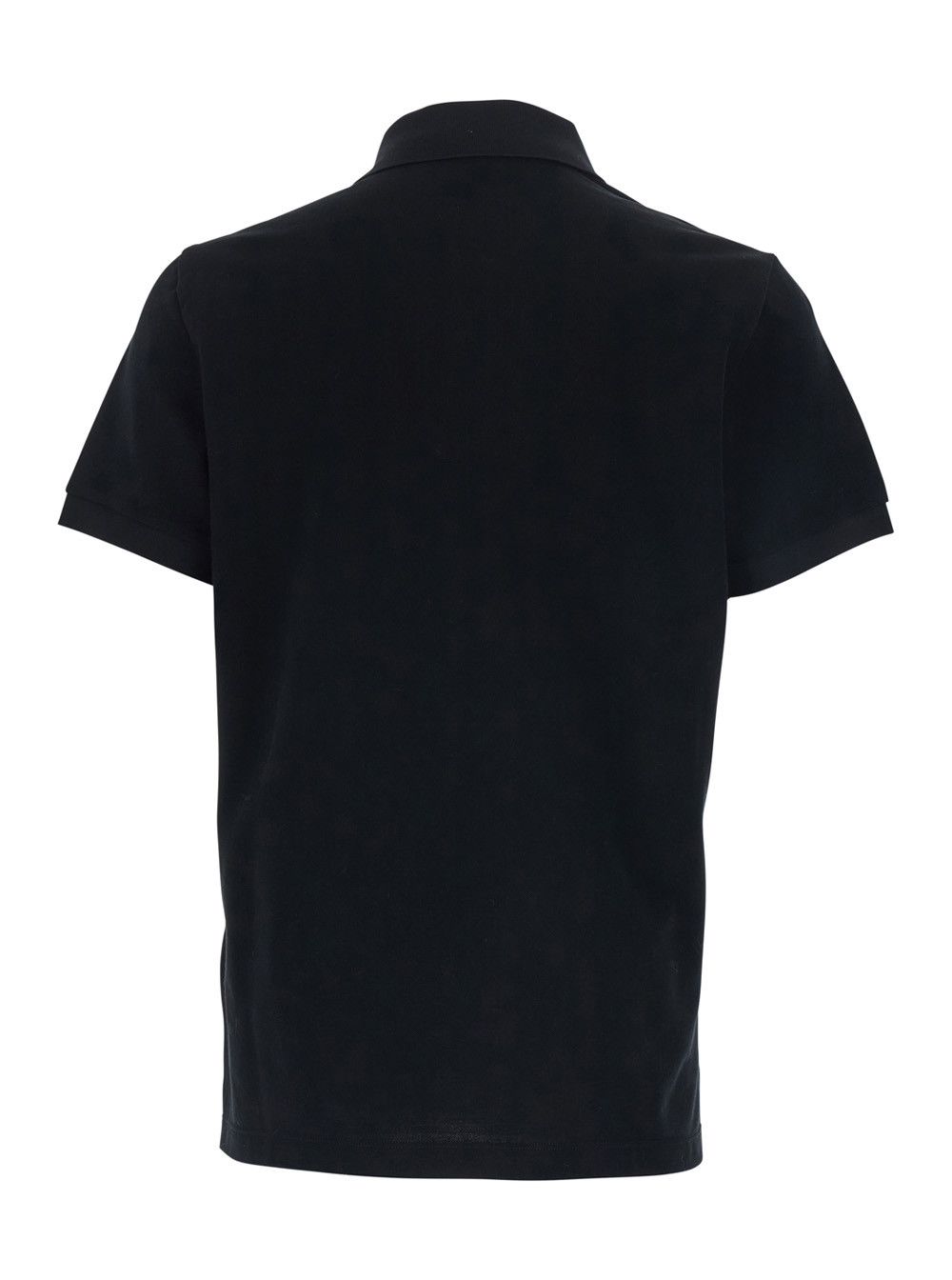 Fendi Black Cotton Piquet Polo with Metallic FF Logo on Front for Men Size US M / EU 48-50 / 2 - 2 Thumbnail