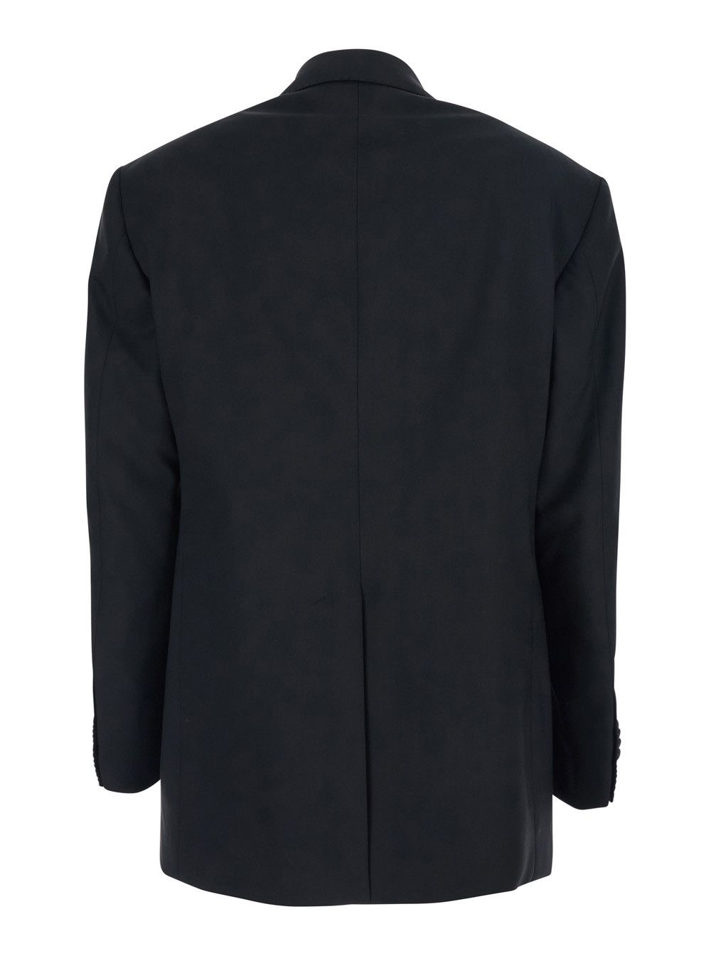 Tagliatore Black Double Breasted Jacket with Classic Lapels in Wool Woman Size M / US 6-8 / IT 42-44 - 2 Thumbnail
