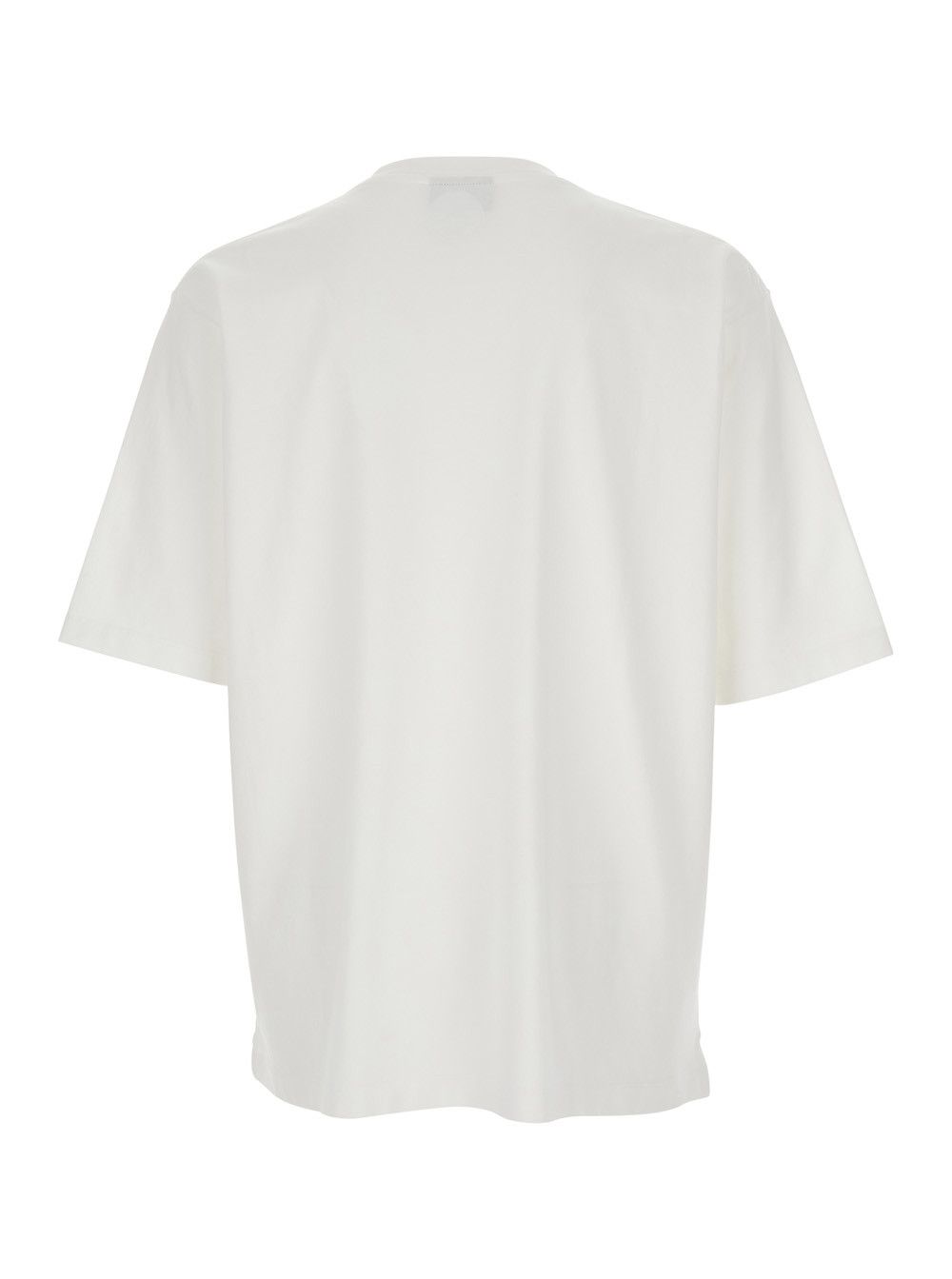 Dsquared2 T-shirt 'DSQUARED2' with Logo Print on the Front in White Cotton for Men Size US L / EU 52-54 / 3 - 2 Thumbnail