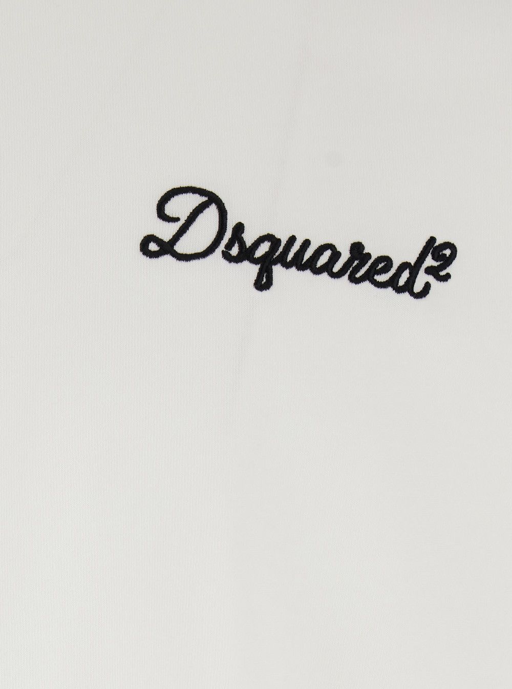 Dsquared2 T-shirt 'Embroidered Logo' Crew Neck Short Sleeve White Men Size US S / EU 44-46 / 1 - 3 Thumbnail