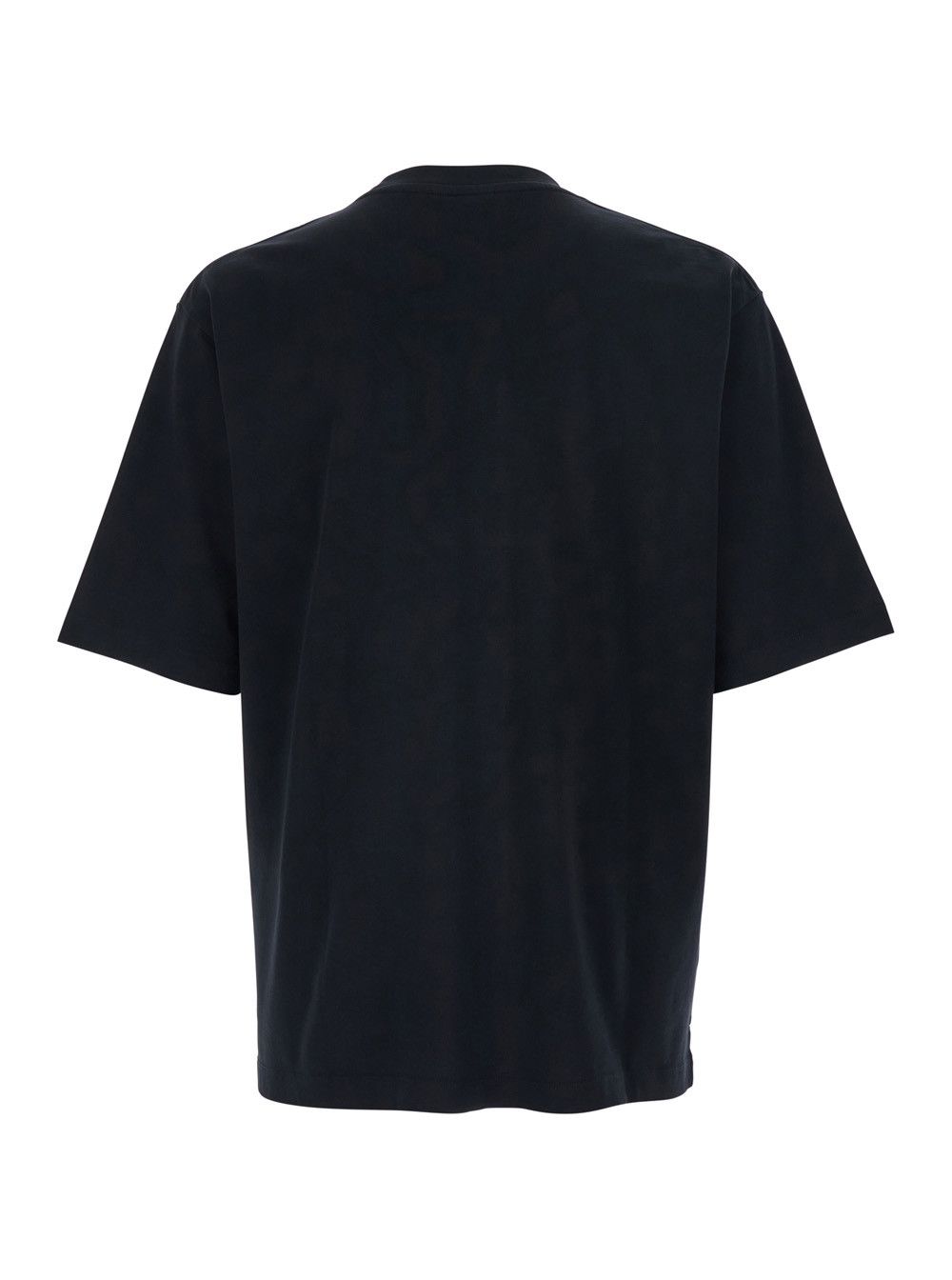 Dsquared2 Black 'DSQUARED2' T-shirt with Embroidered Logo on Chest for Men Size US S / EU 44-46 / 1 - 2 Thumbnail