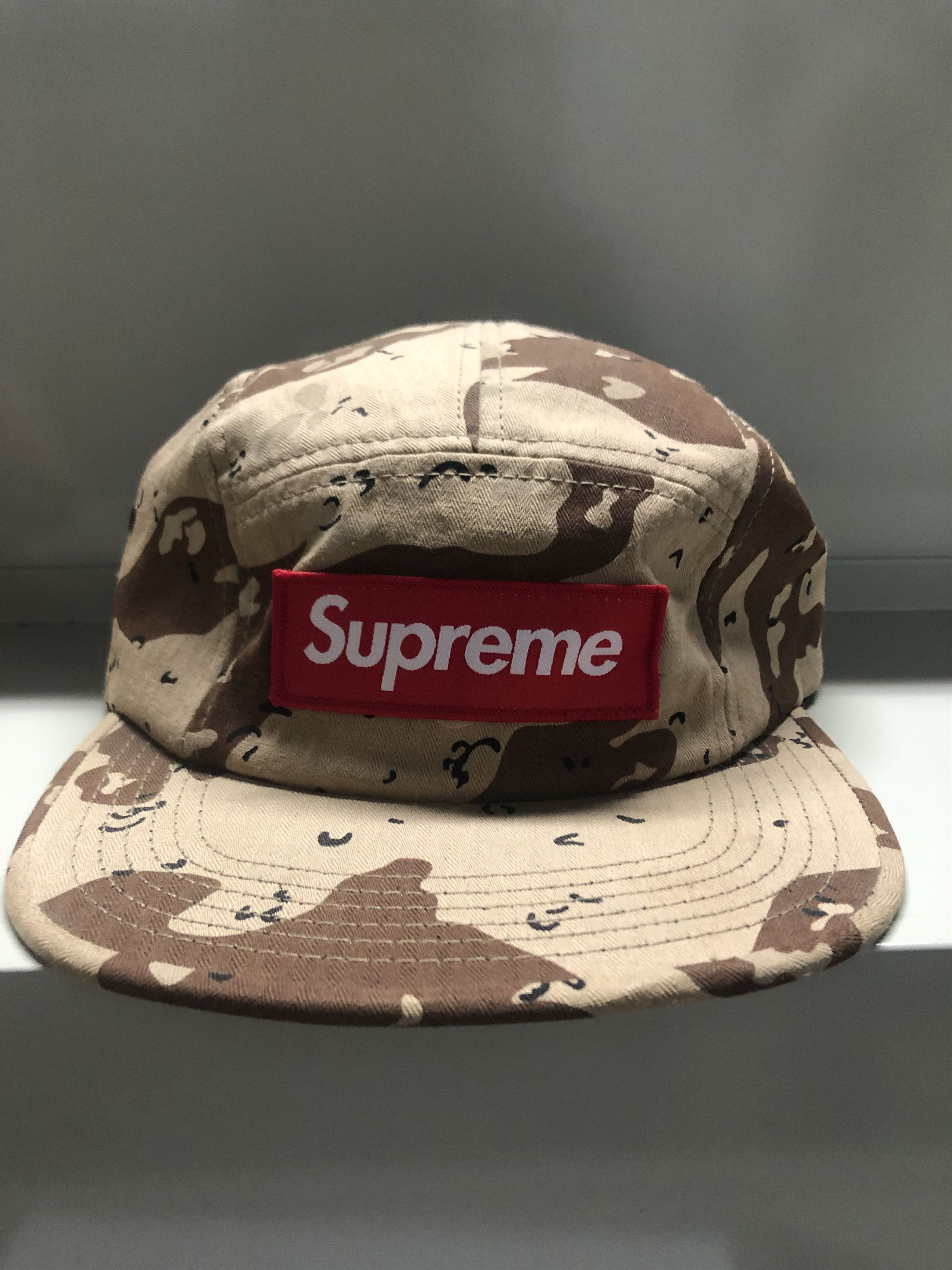 Supreme Camo Ripstop Camp Cap Black