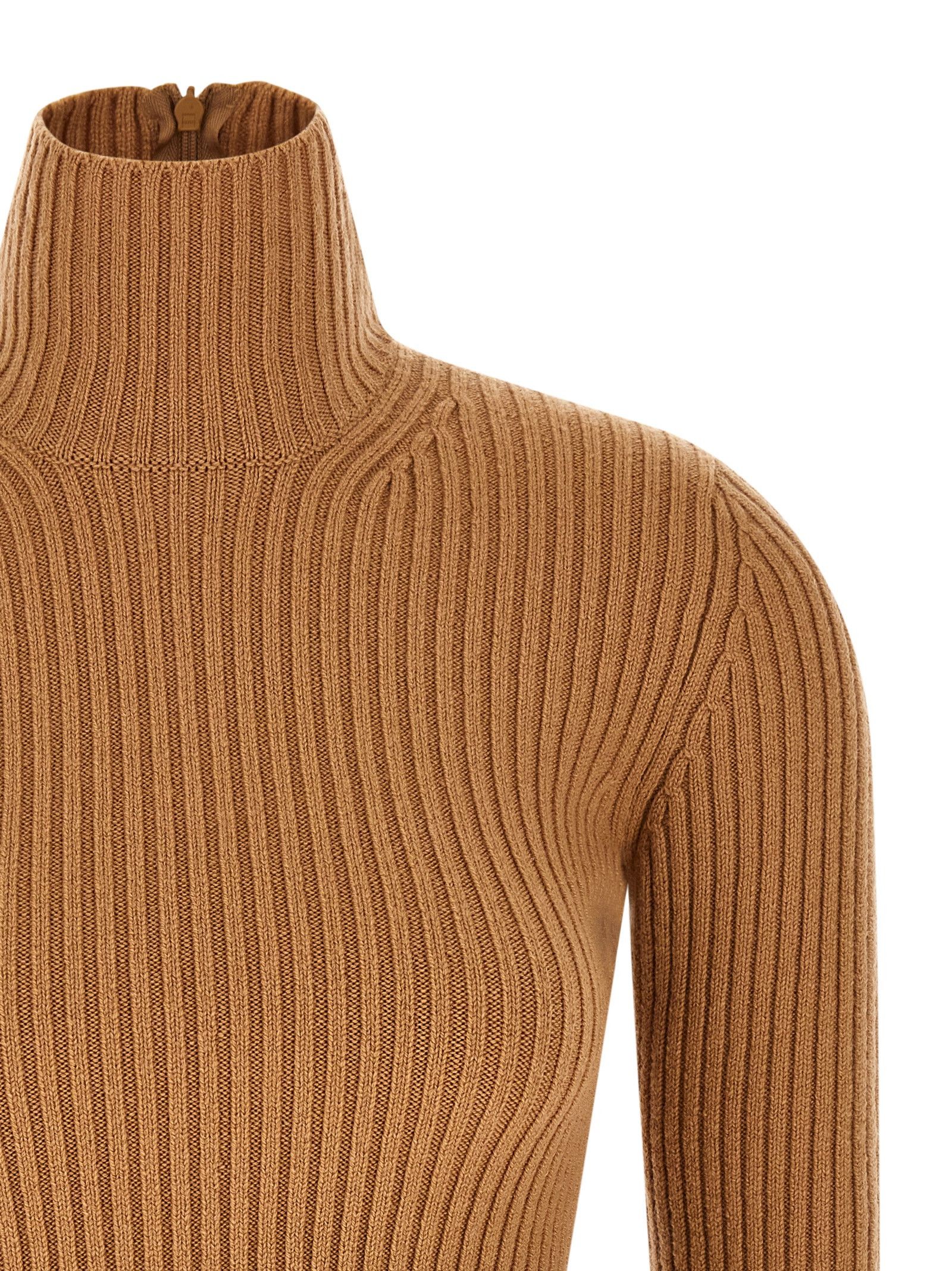 Max Mara 'Aral1234' turtleneck sweater Size L / US 10 / IT 46 - 3 Thumbnail