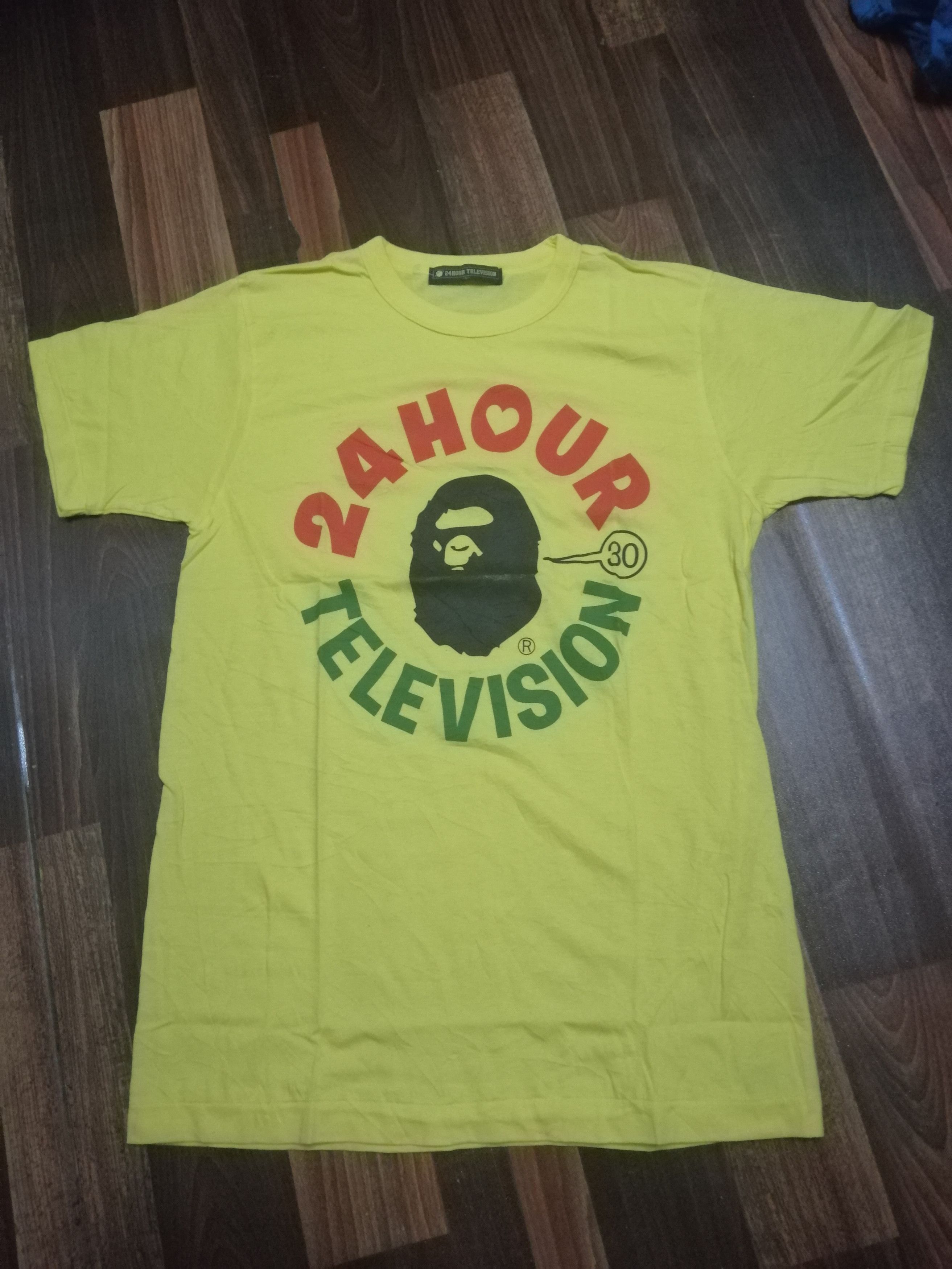 Bape Bape x 24 Hour Television Tee Size US S / EU 44-46 / 1 - 2 Thumbnail