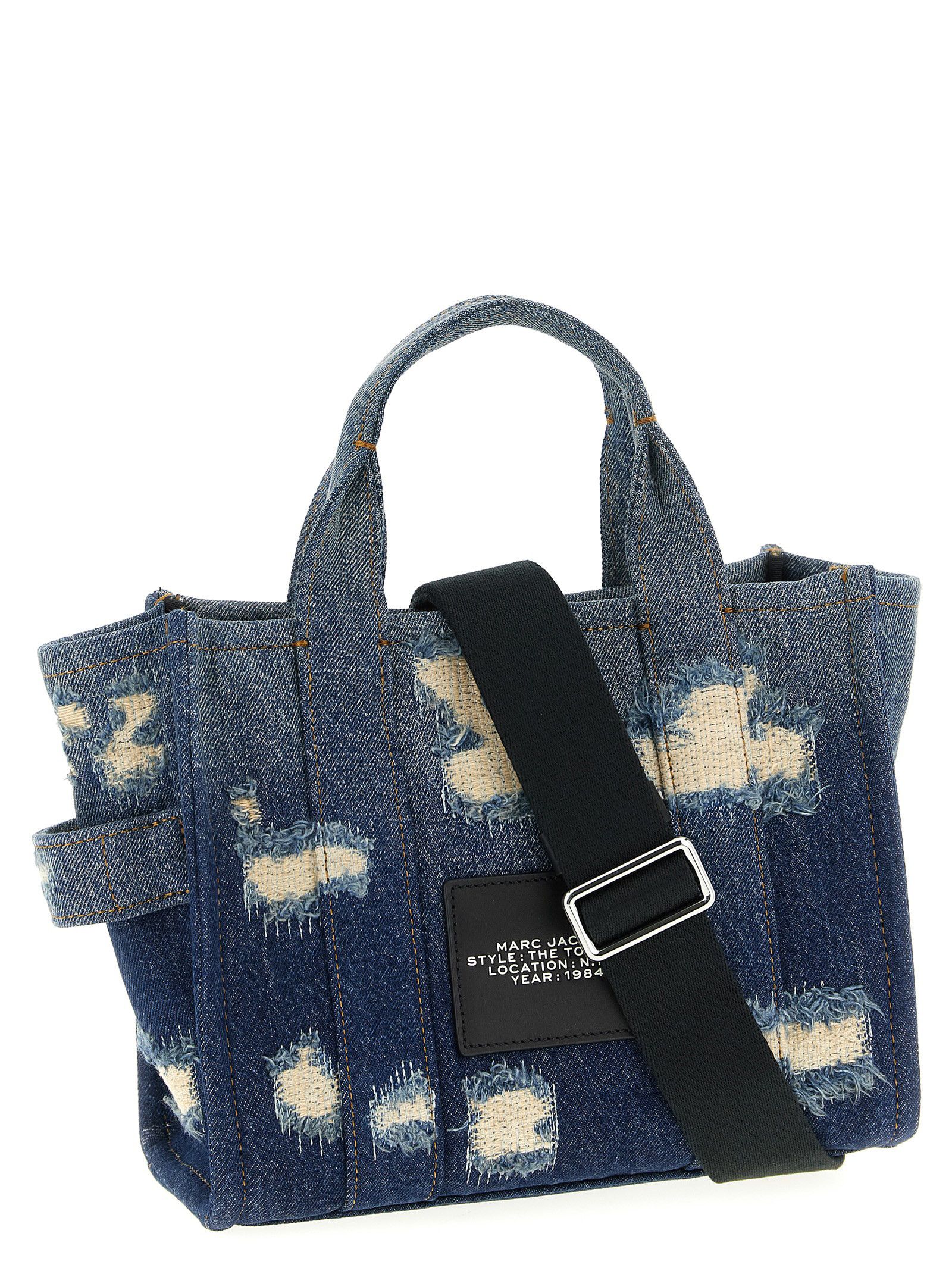 Marc Jacobs 'The Rip And Repair Denim Small Tote' shopping bag Size ONE SIZE - 2 Thumbnail