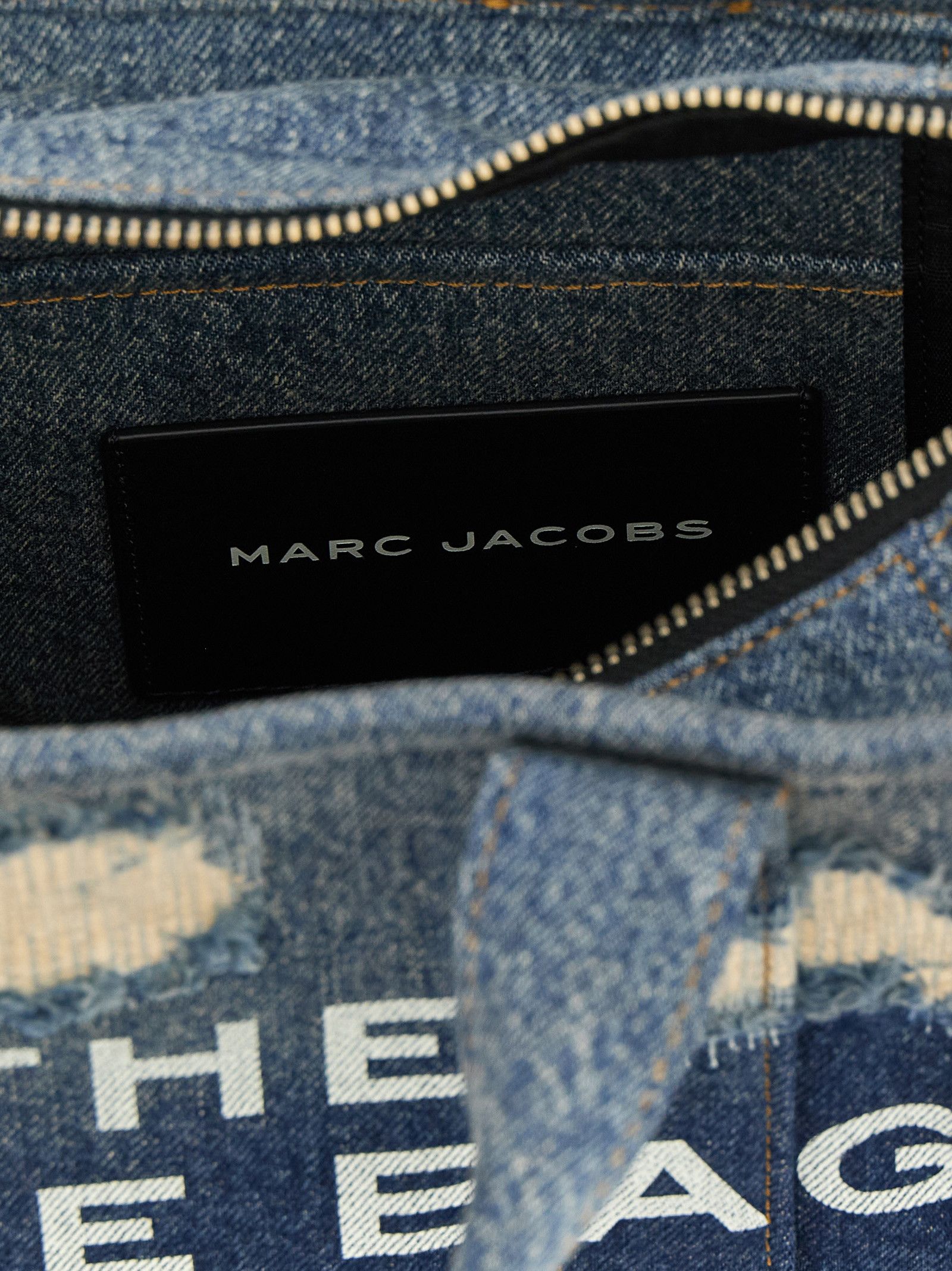 Marc Jacobs 'The Rip And Repair Denim Small Tote' shopping bag Size ONE SIZE - 4 Thumbnail